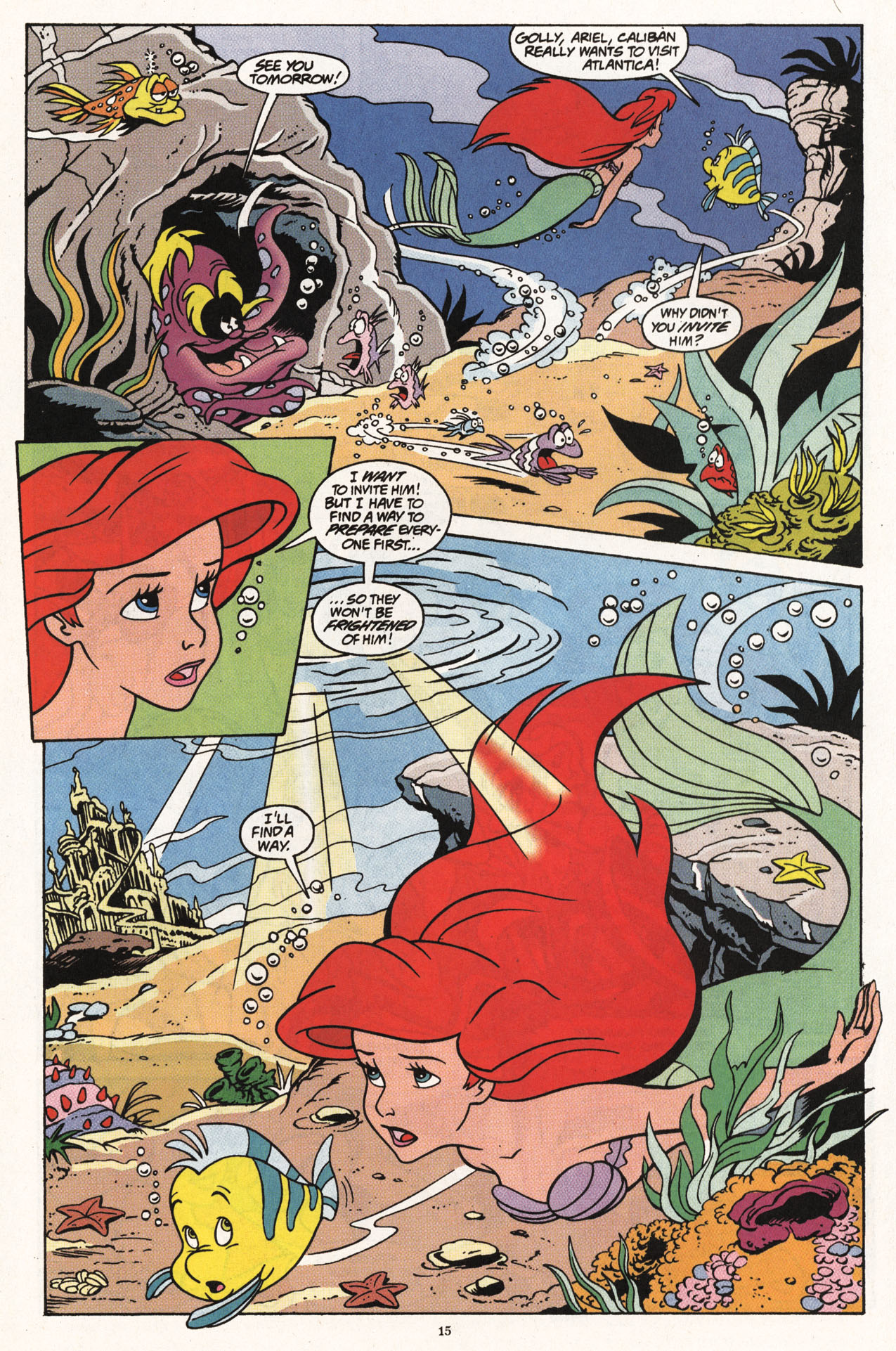 Read online Disney's The Little Mermaid comic -  Issue #10 - 17