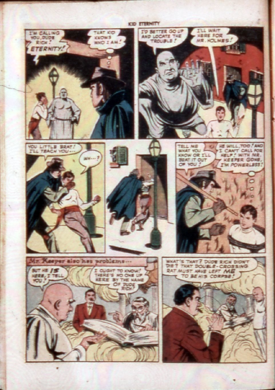Read online Kid Eternity (1946) comic -  Issue #10 - 22