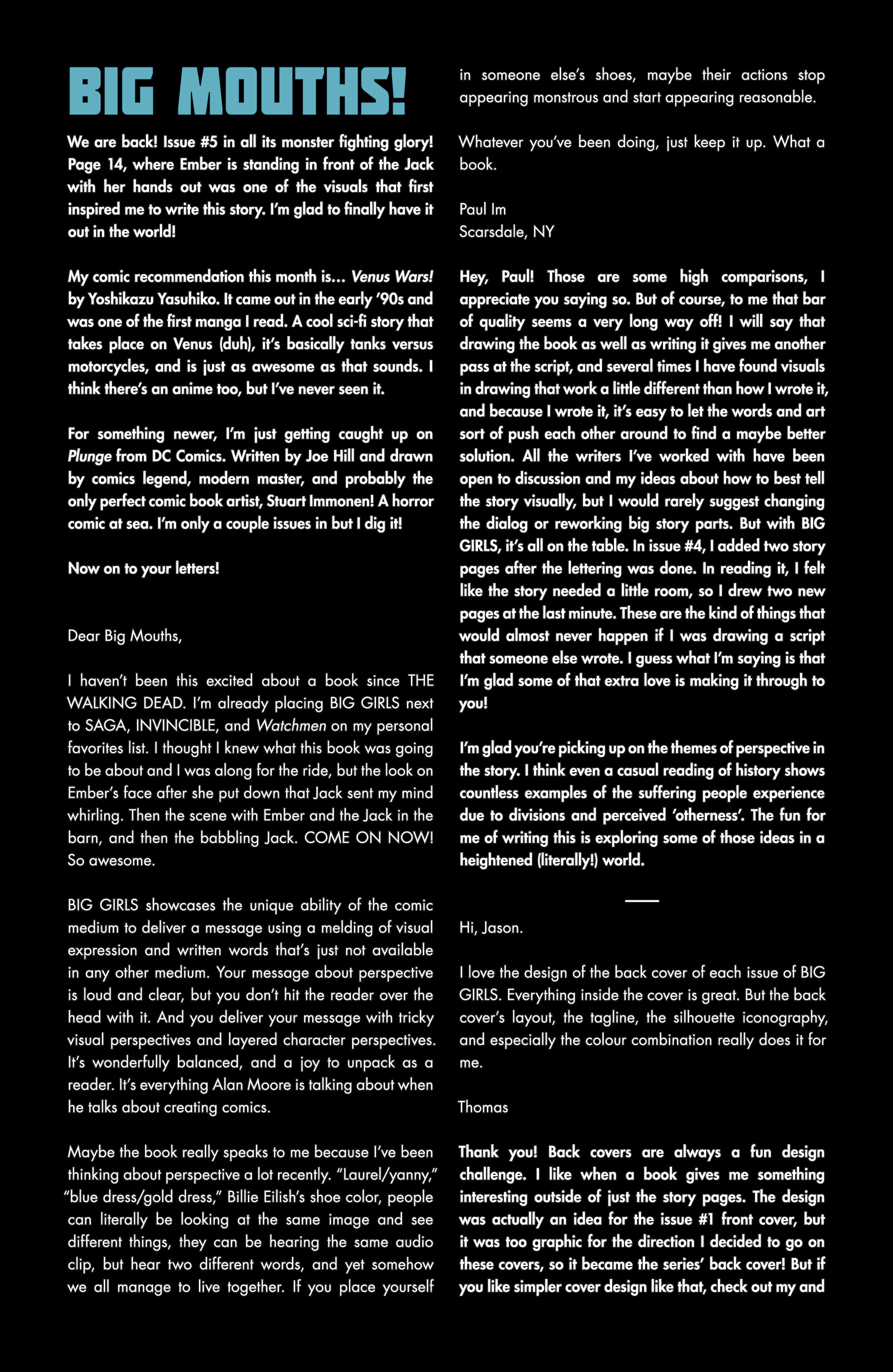 Read online Big Girls comic -  Issue #5 - 20