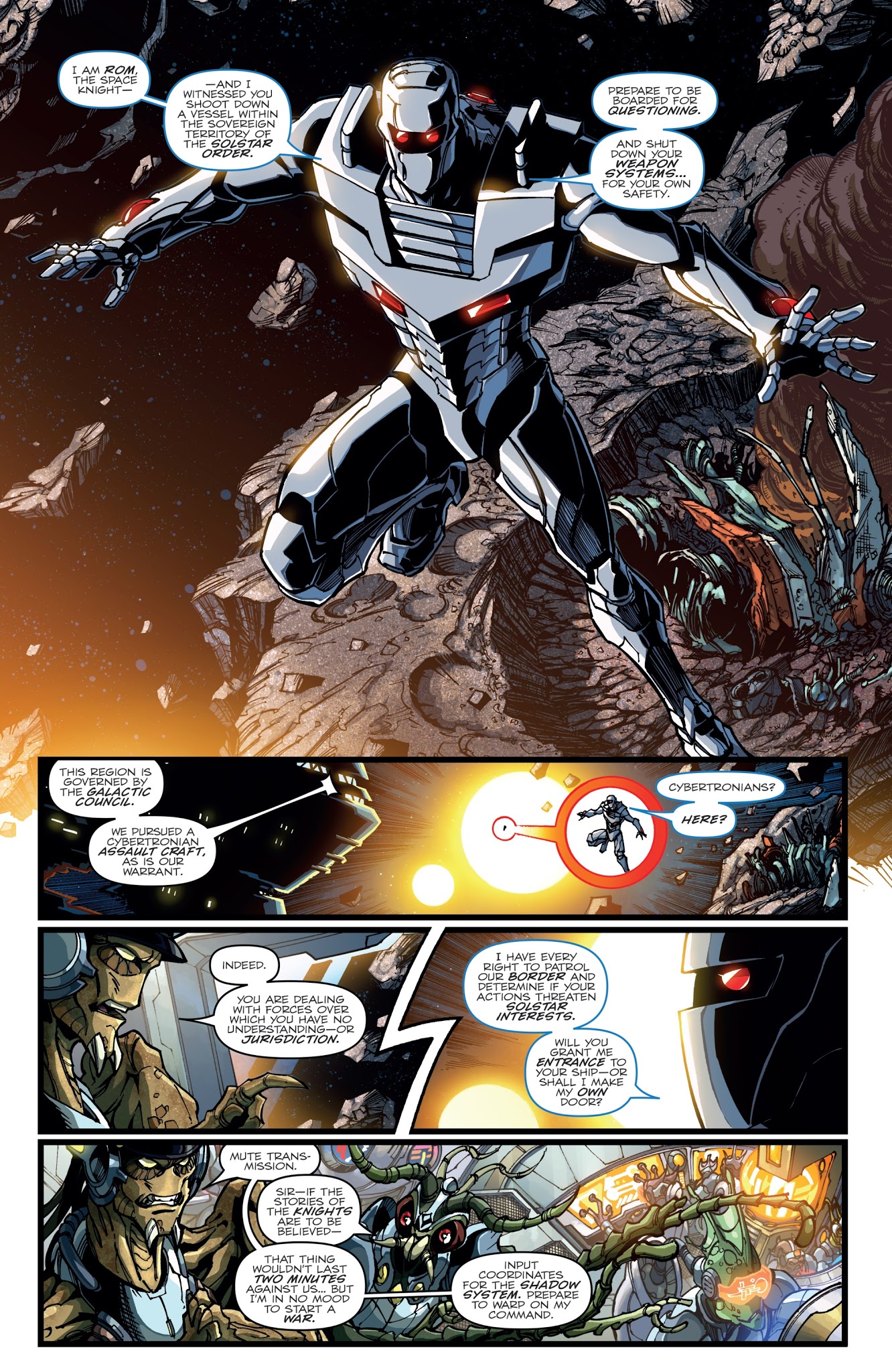Read online ROM vs. Transformers: Shining Armor comic -  Issue #1 - 6