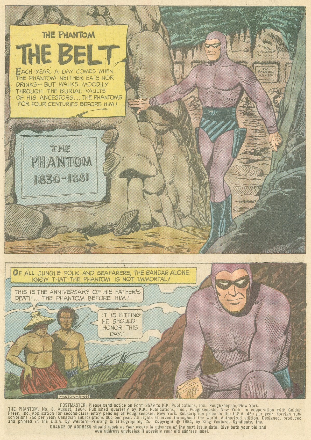 Read online The Phantom (1962) comic -  Issue #8 - 3