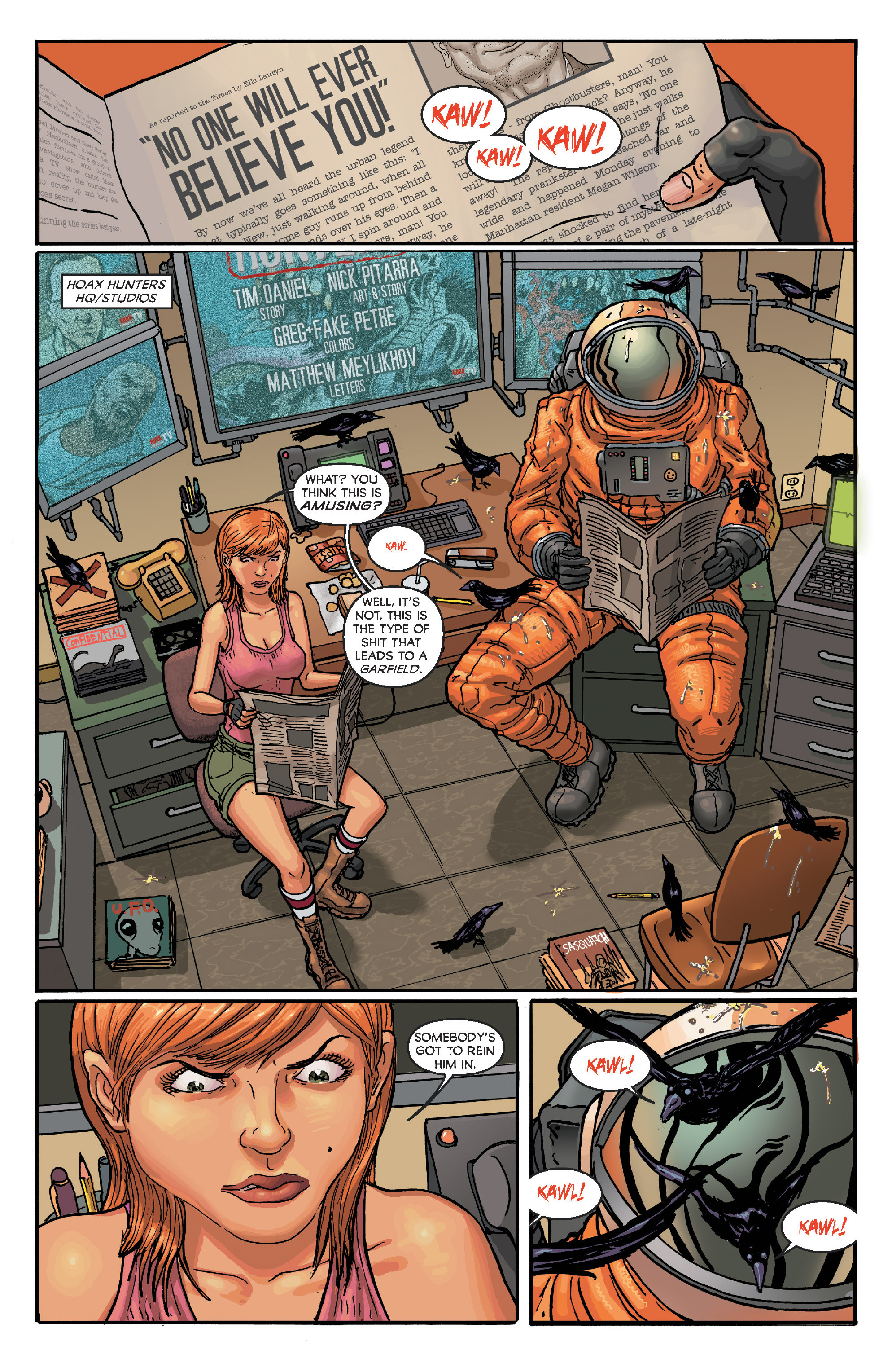 Read online Hoax Hunters (2012) comic -  Issue # TPB 3 - 120