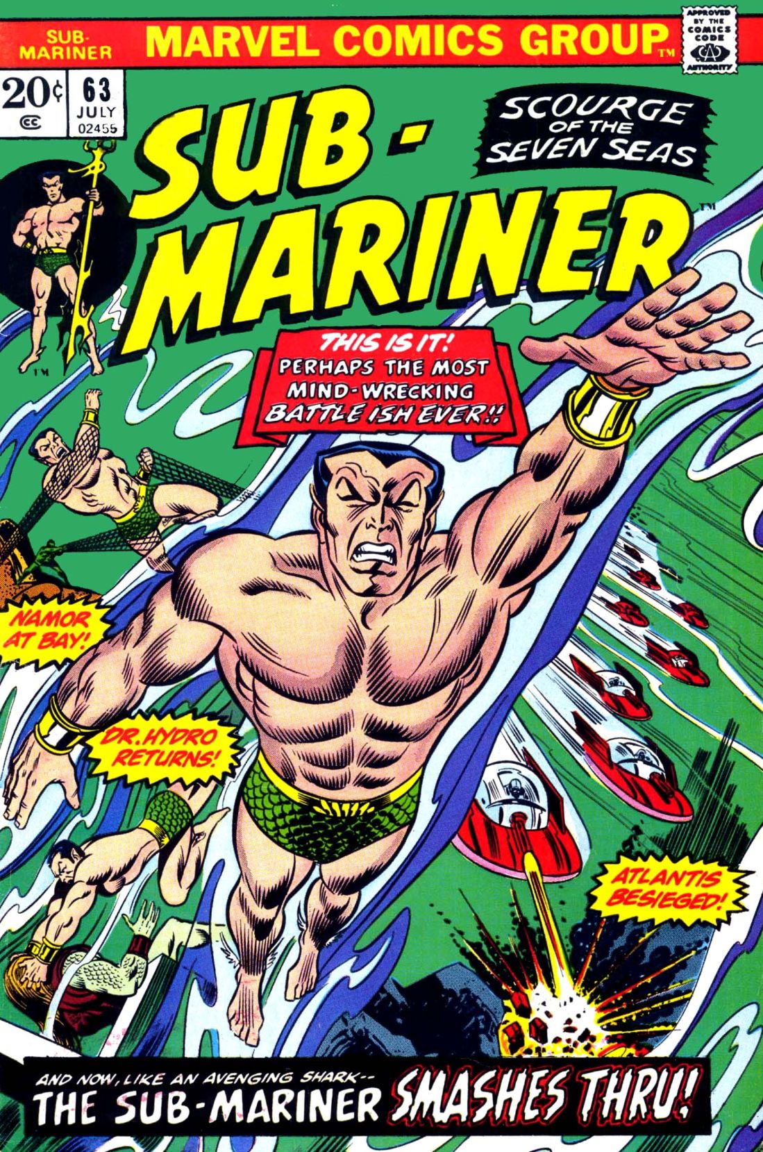 Read online The Sub-Mariner comic -  Issue #63 - 1