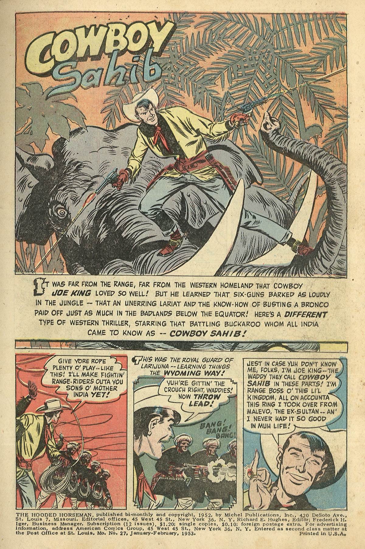 Read online Hooded Horseman comic -  Issue #27 - 3