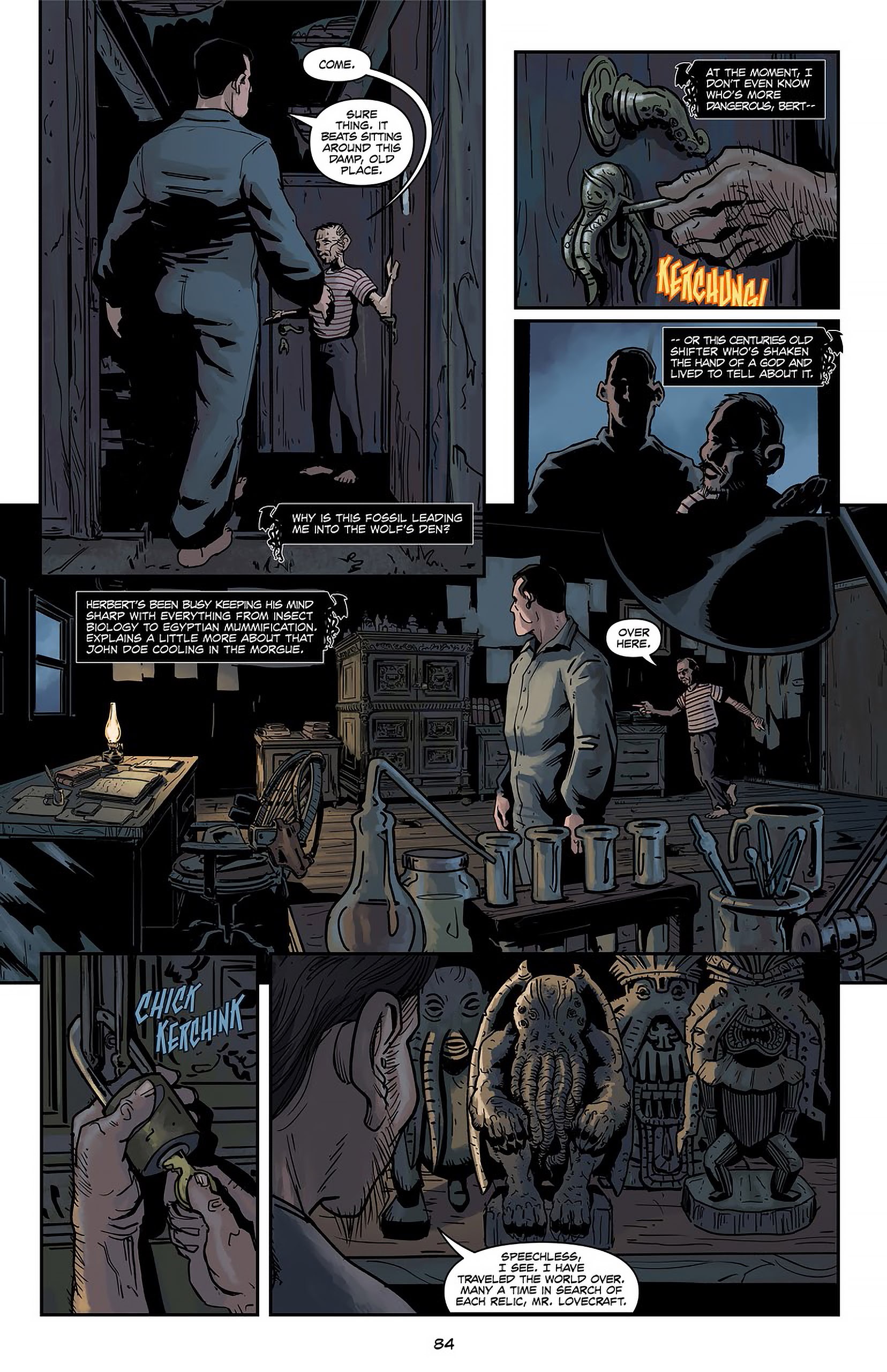 Read online Lovecraft P.I. - The Curious Case of ReAnimator comic -  Issue # TPB - 85