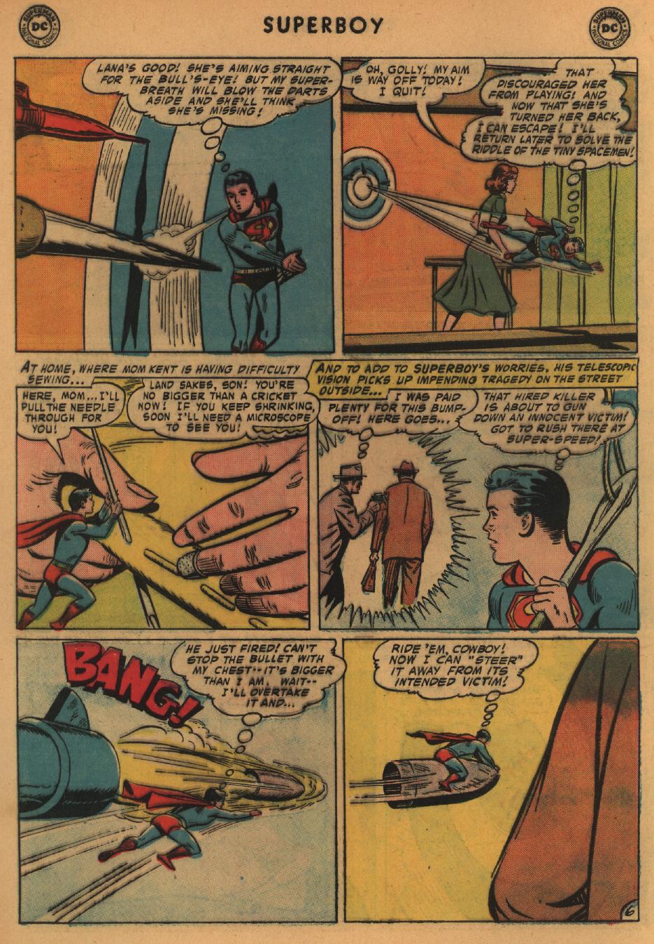Read online Superboy (1949) comic -  Issue #61 - 7