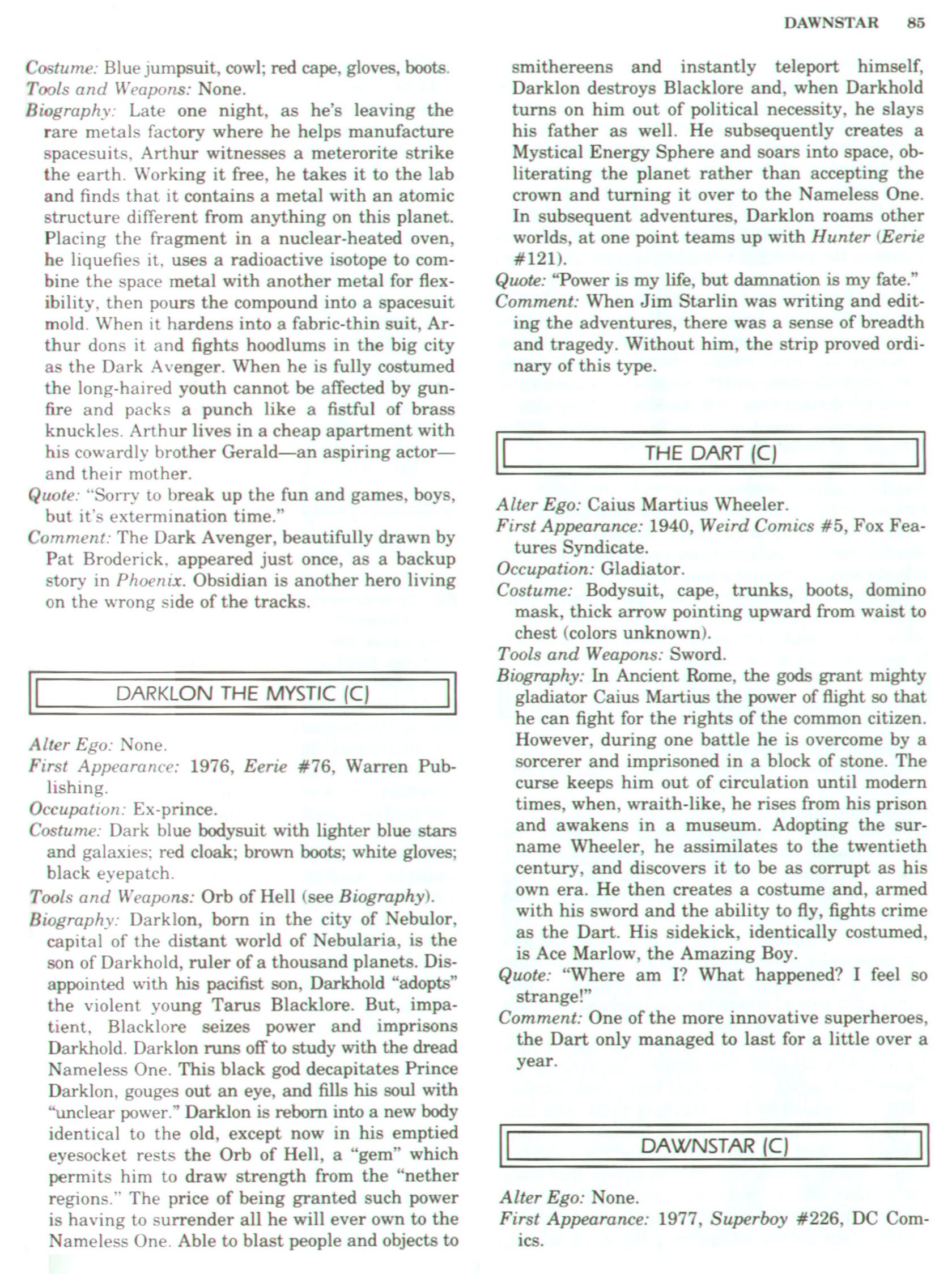 Read online The Encyclopedia of Superheroes comic -  Issue # TPB (Part 2) - 4