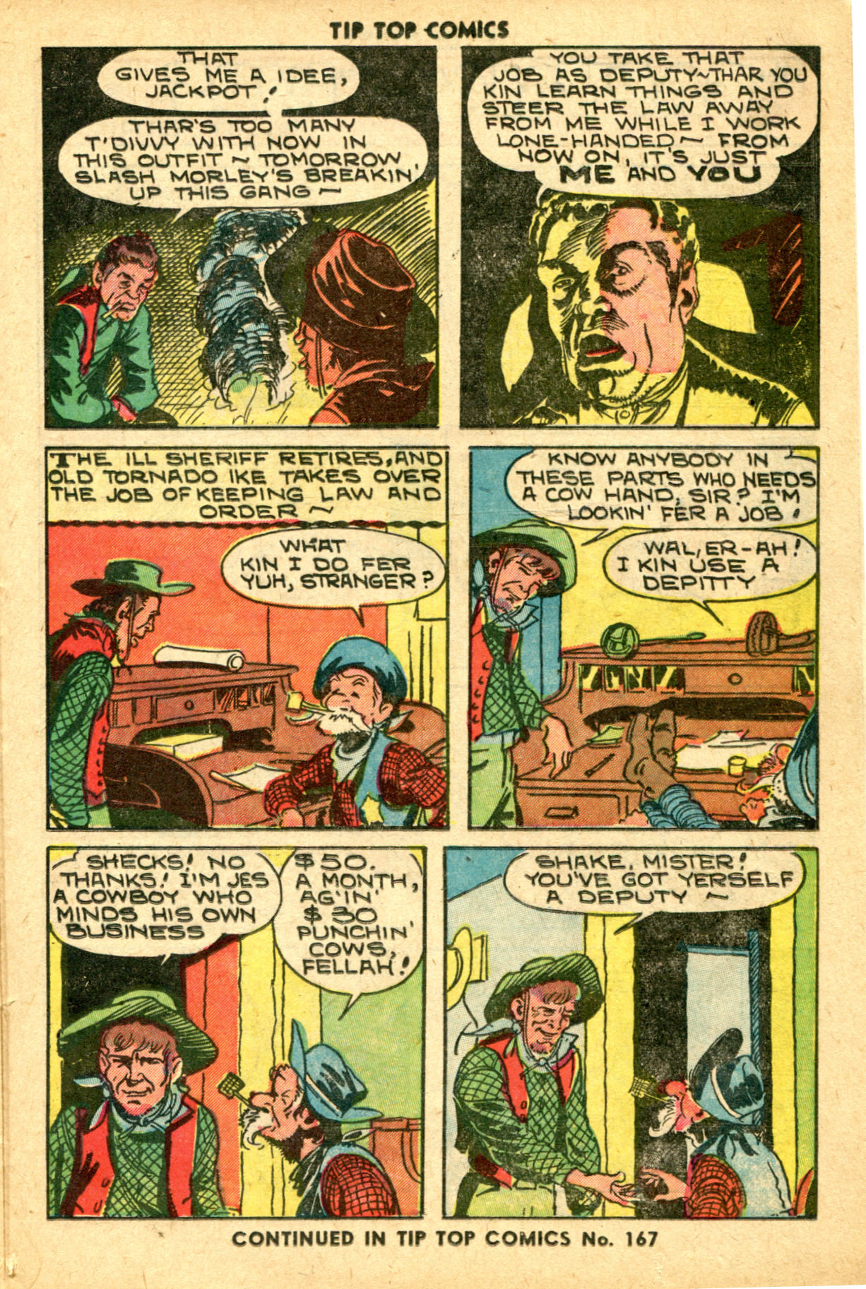 Read online Tip Top Comics comic -  Issue #166 - 25