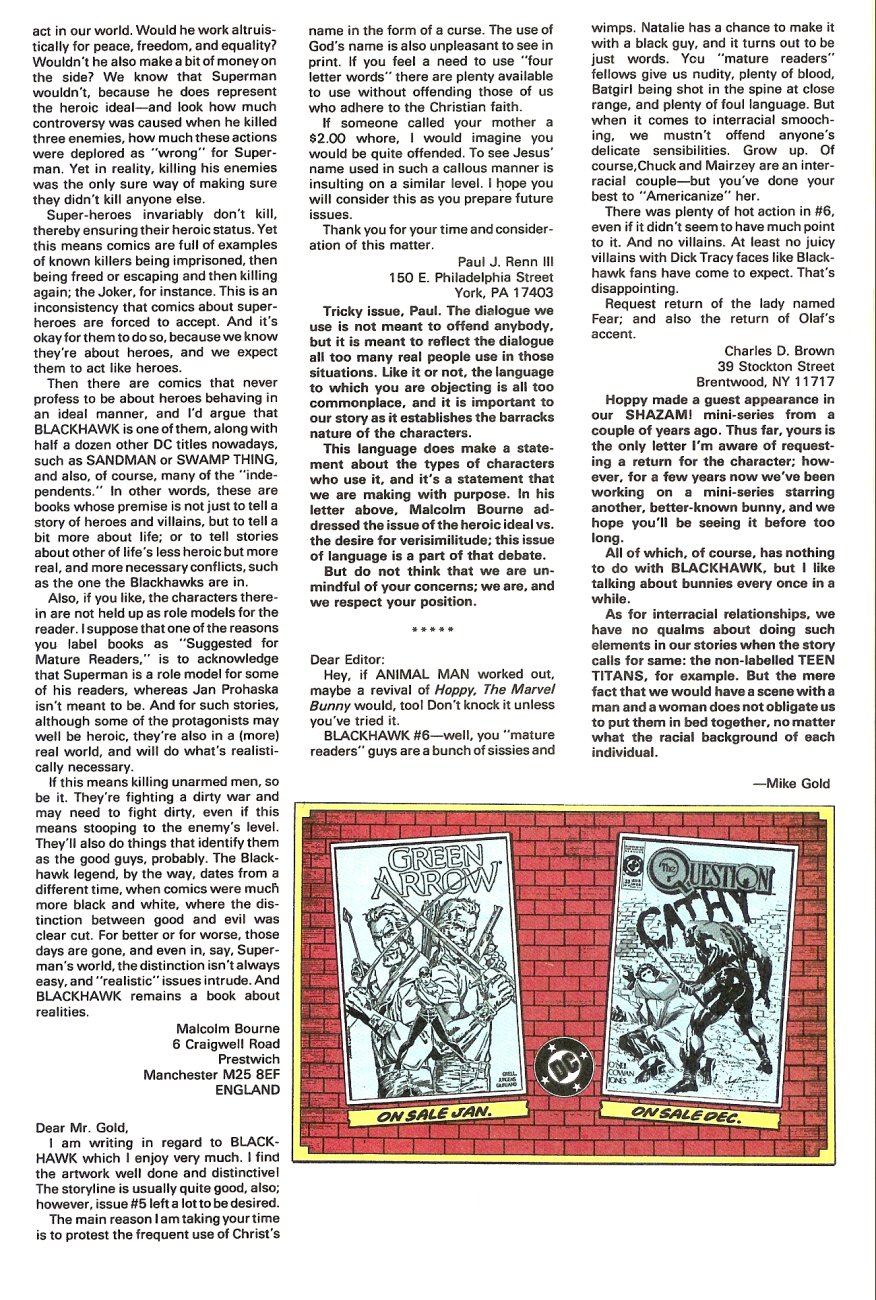 Blackhawk (1989) Issue #10 #11 - English 27