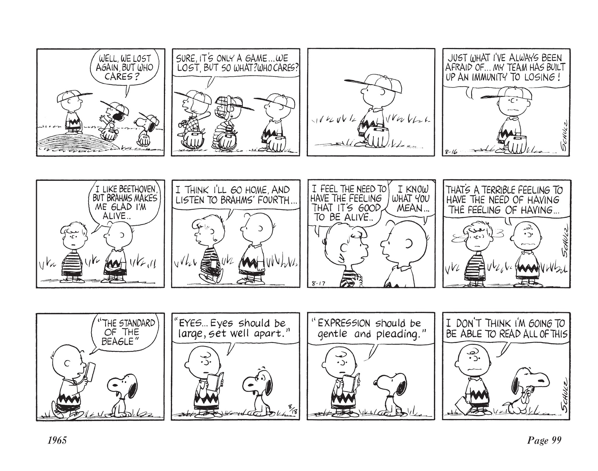 Read online The Complete Peanuts comic -  Issue # TPB 8 - 111