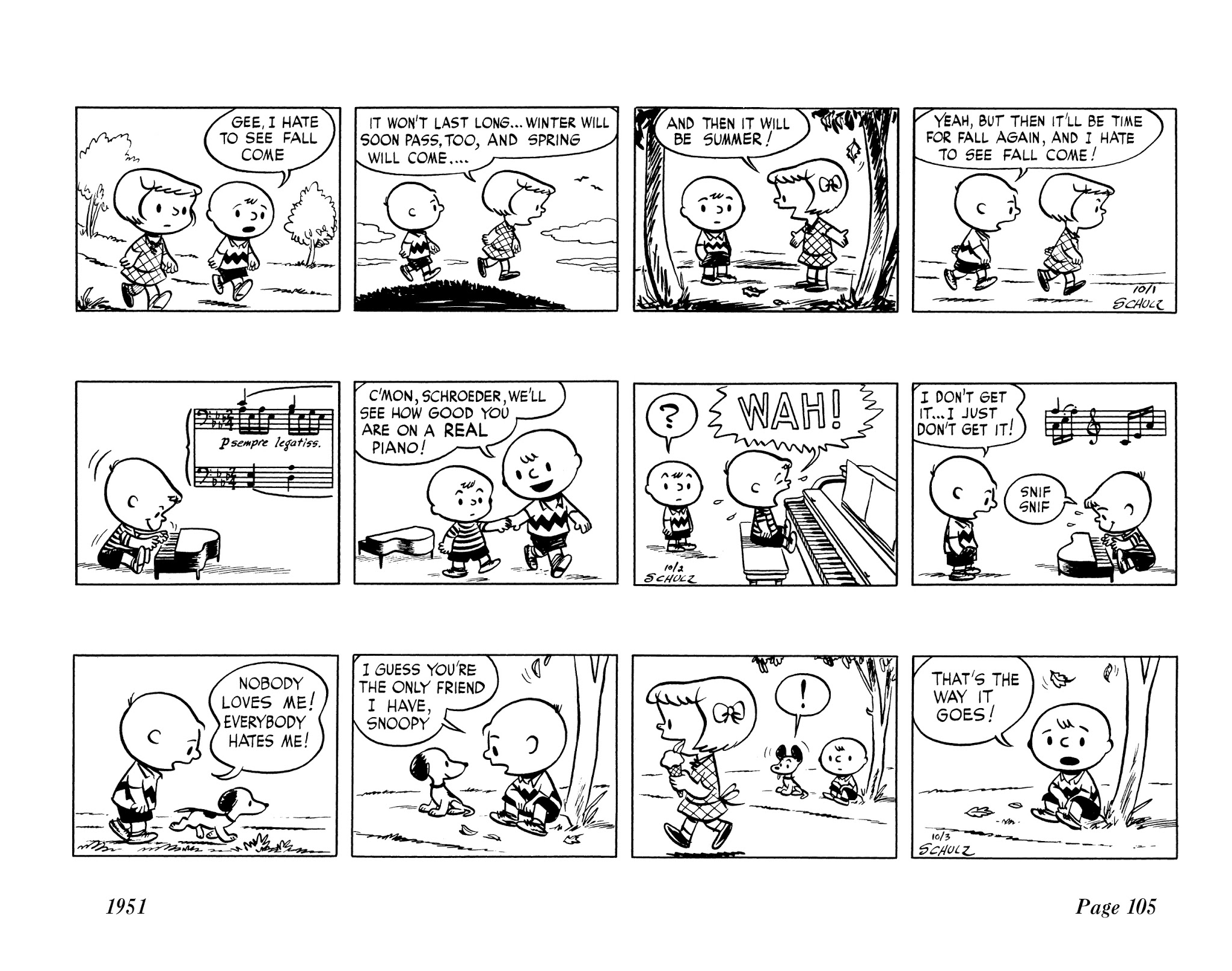 Read online The Complete Peanuts comic -  Issue # TPB 1 - 117