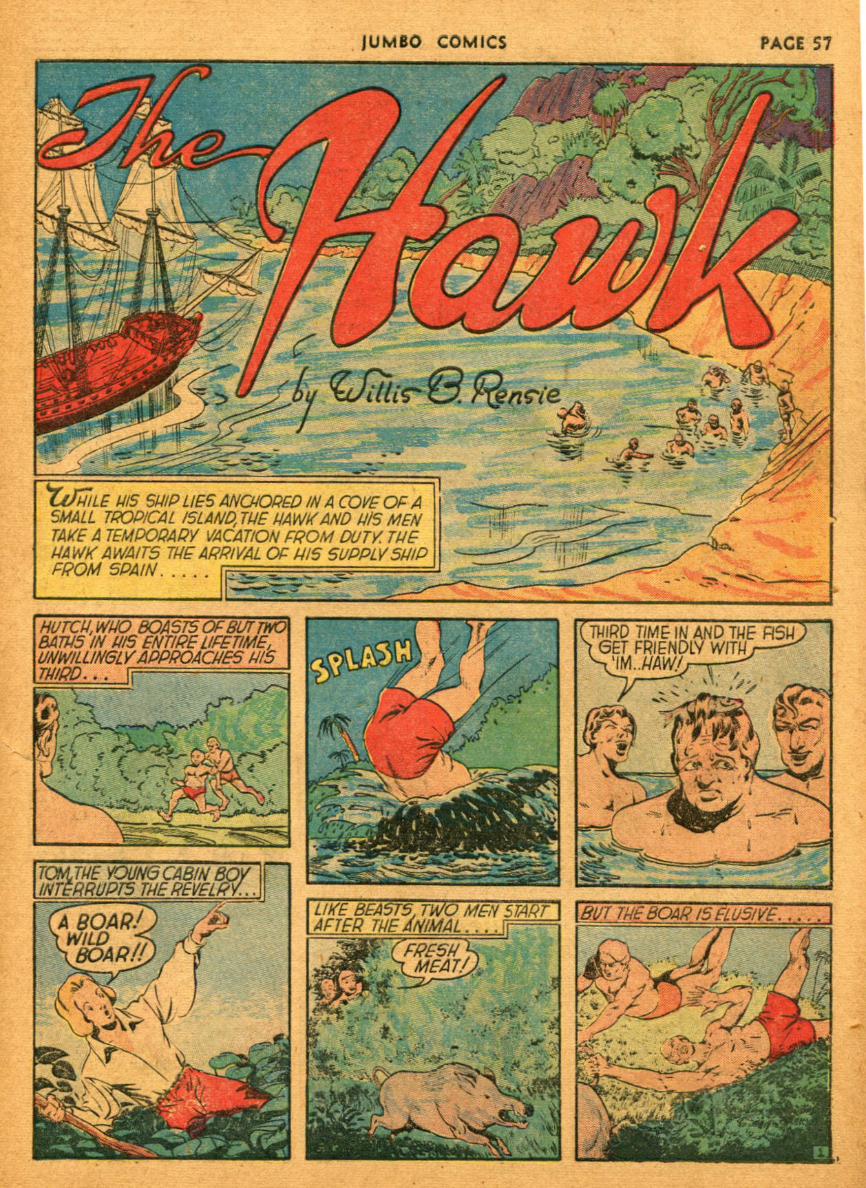Read online Jumbo Comics comic -  Issue #18 - 59