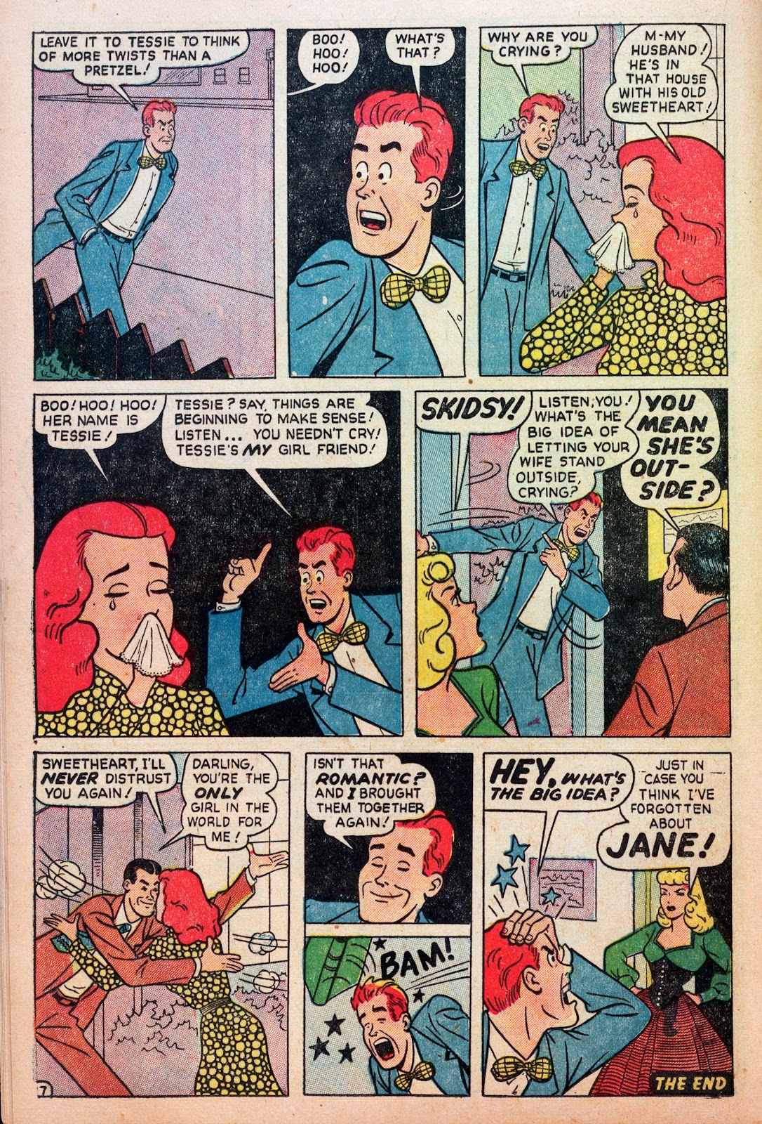 Read online Comedy Comics (1948) comic -  Issue #6 - 16