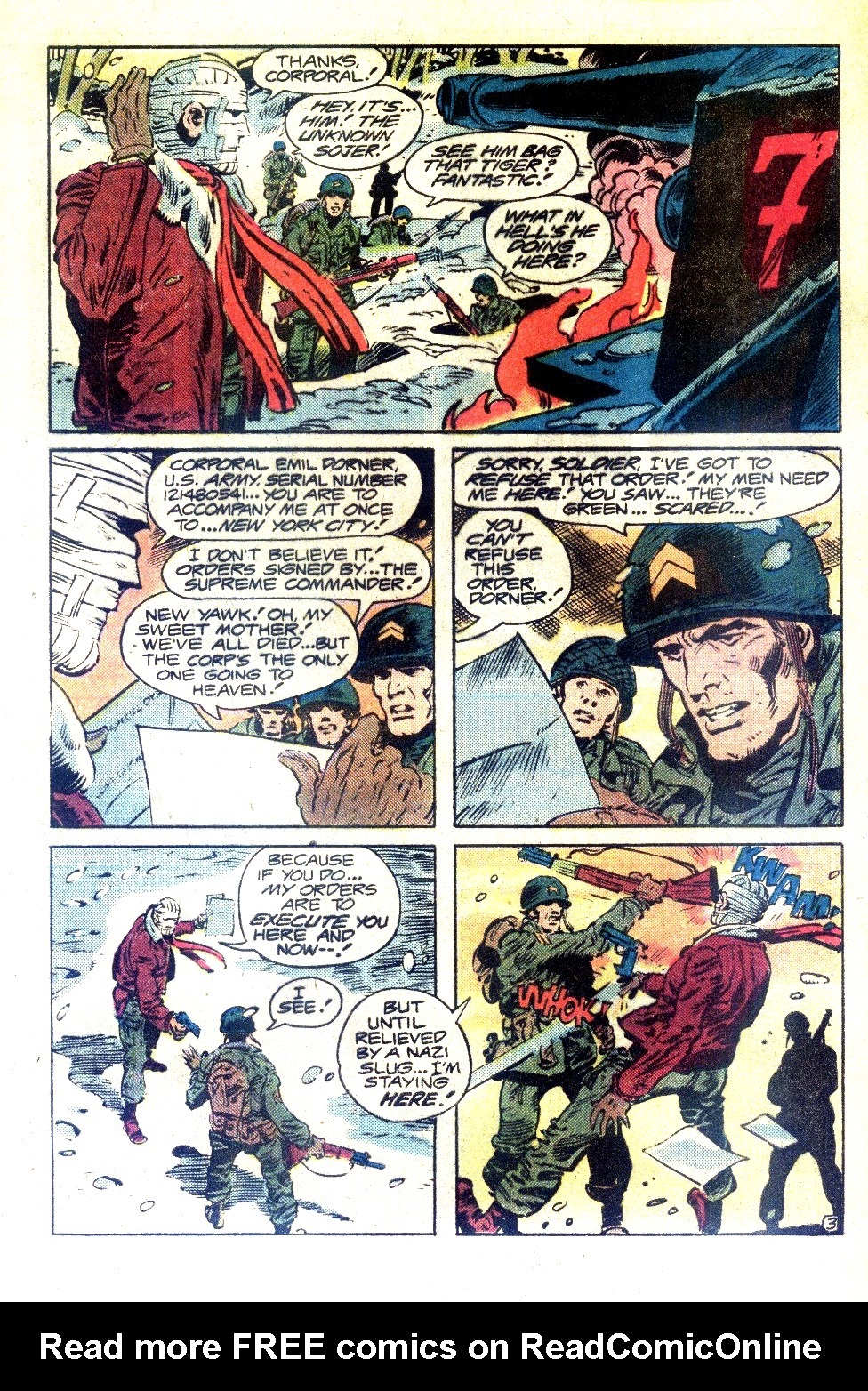 Read online Unknown Soldier (1977) comic -  Issue #253 - 5