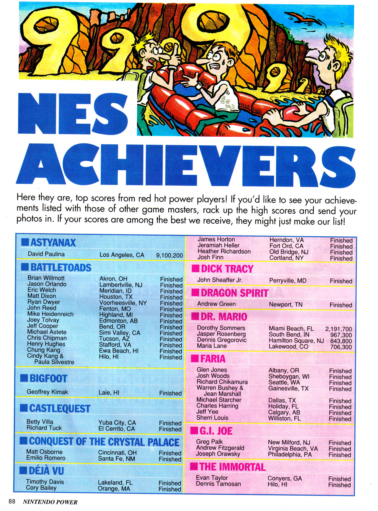 Read online Nintendo Power comic -  Issue #31 - 96