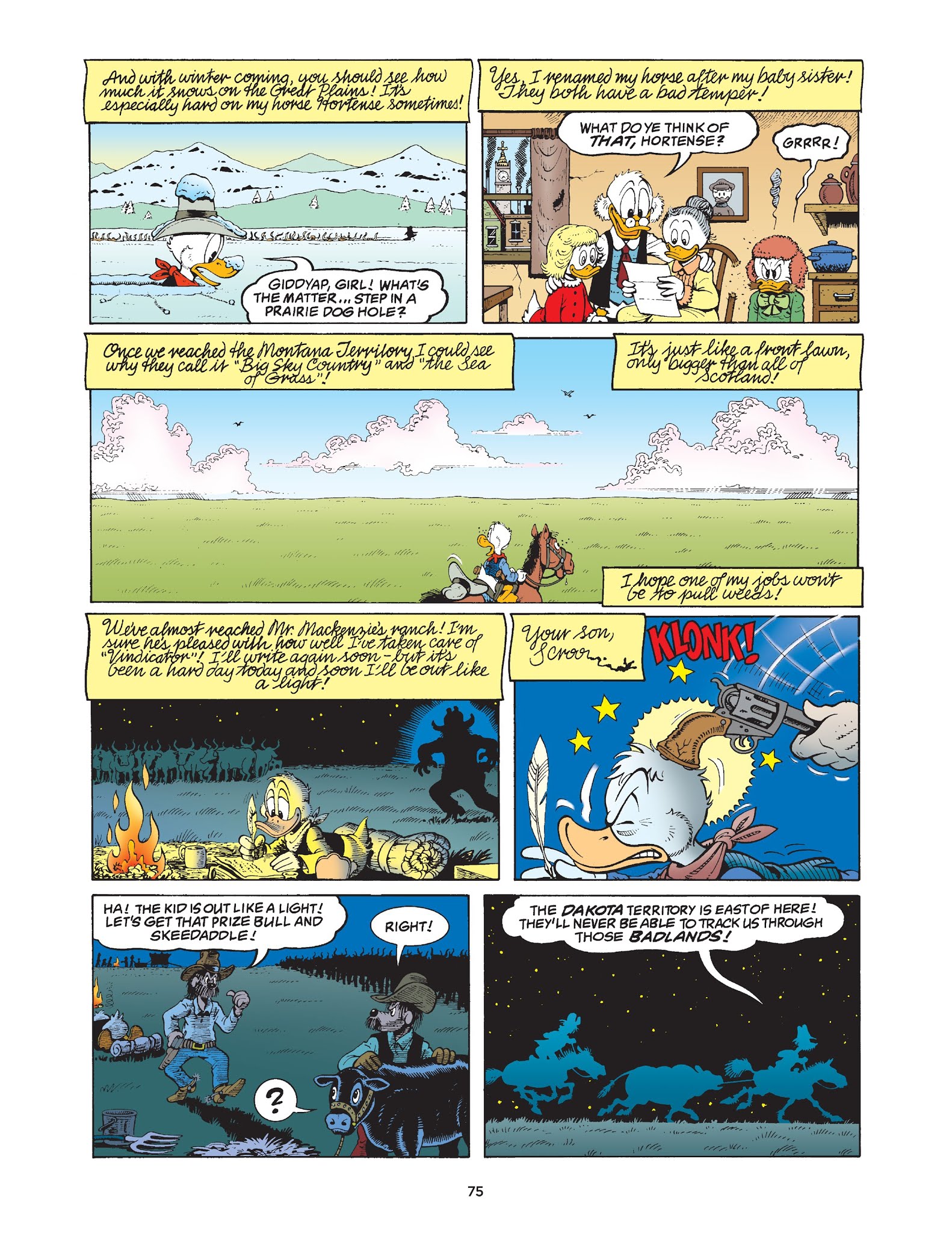 Read online Walt Disney Uncle Scrooge and Donald Duck: The Don Rosa Library comic -  Issue # TPB 4 (Part 1) - 76