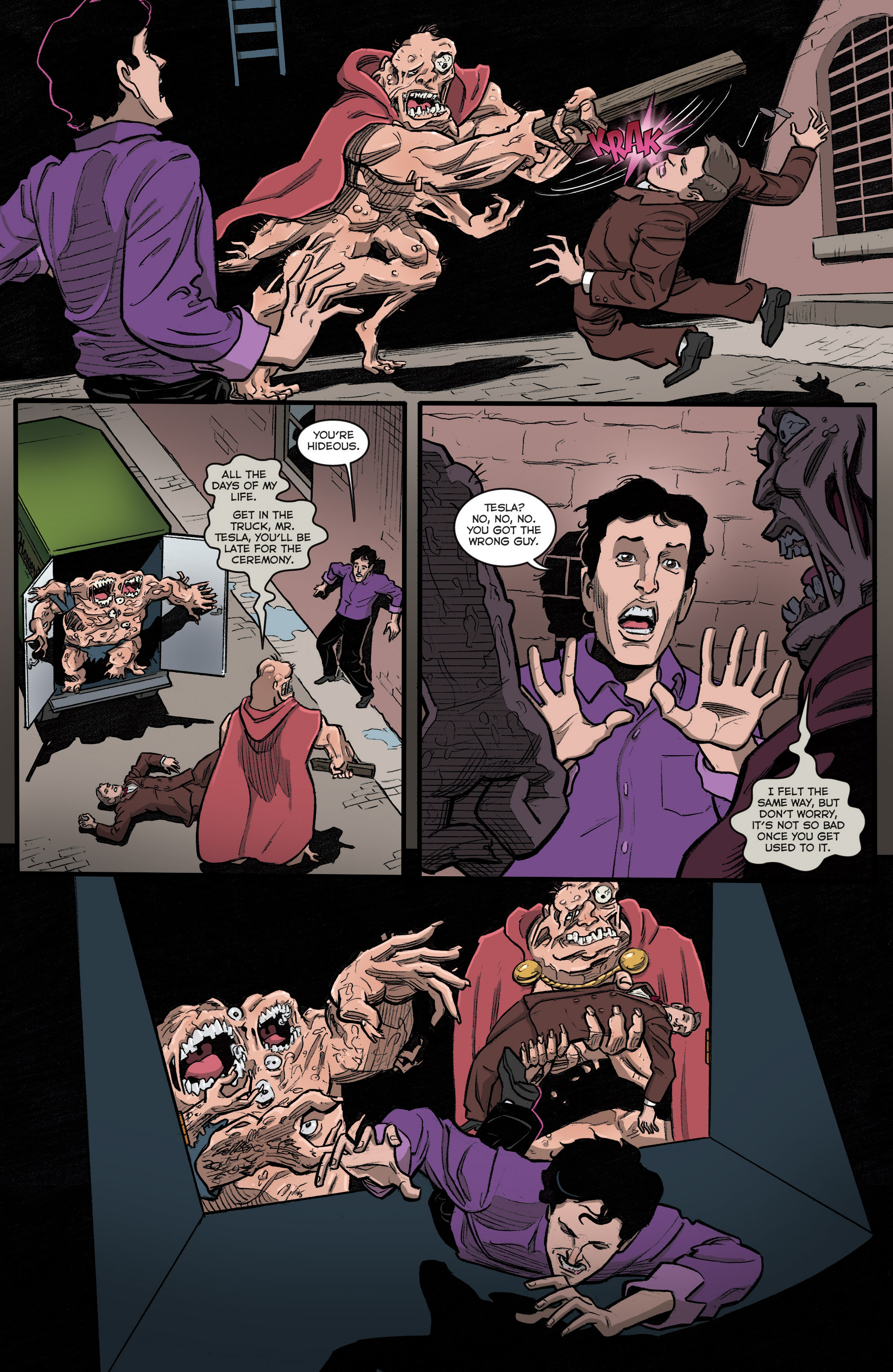 Read online Herald: Lovecraft and Tesla comic -  Issue #8 - 21