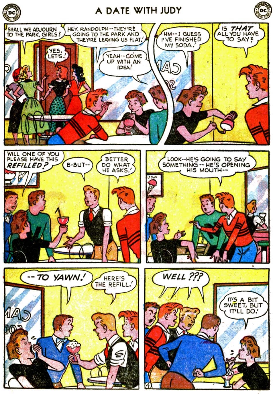 Read online A Date with Judy comic -  Issue #26 - 16