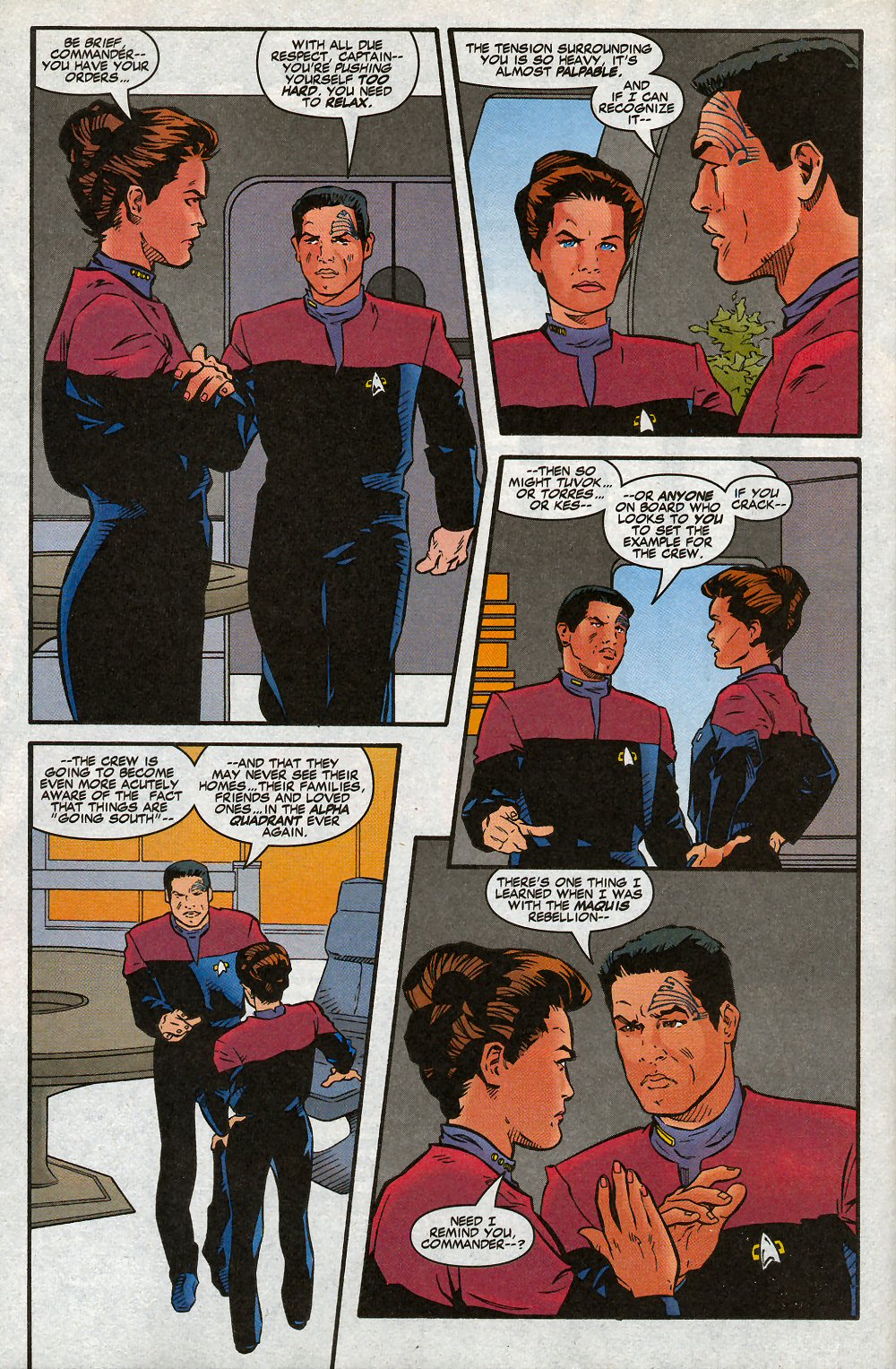 Read online Star Trek: Voyager comic -  Issue #6 - 12