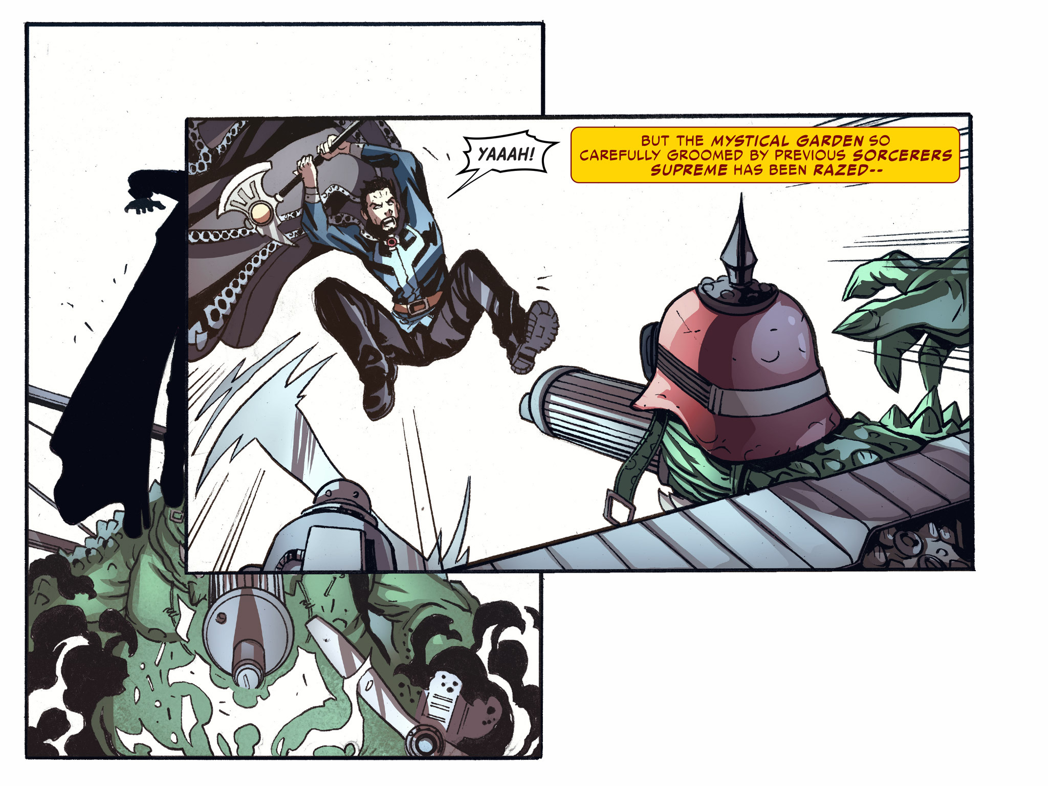 Read online Doctor Strange/Punisher: Magic Bullets Infinite Comic comic -  Issue #1 - 46
