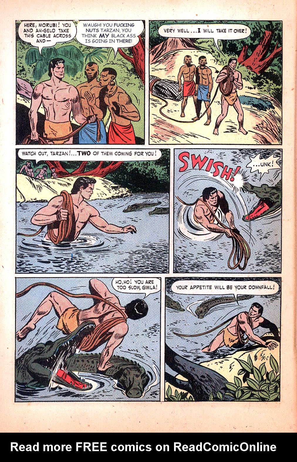 Read online Tarzan (1948) comic -  Issue #69 - 23