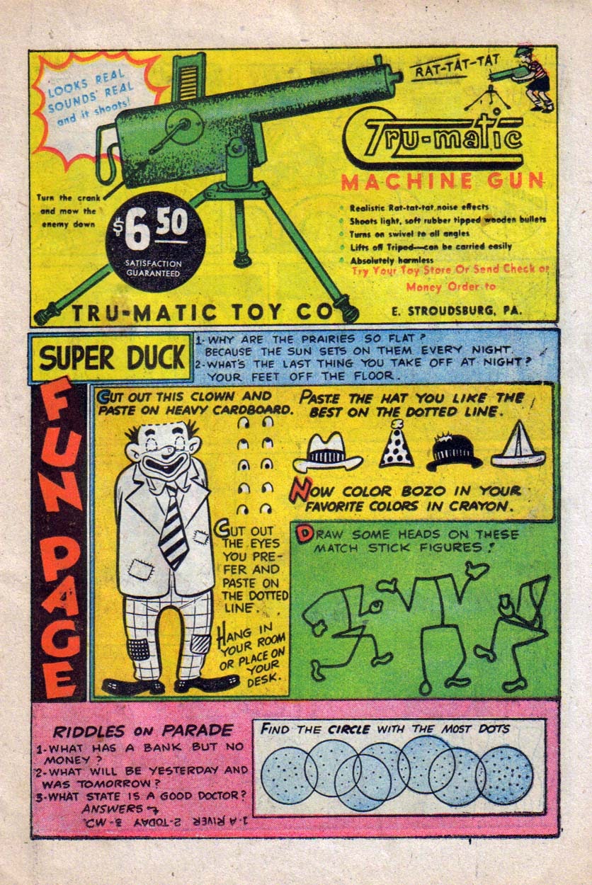 Read online Super Duck Comics comic -  Issue #64 - 11