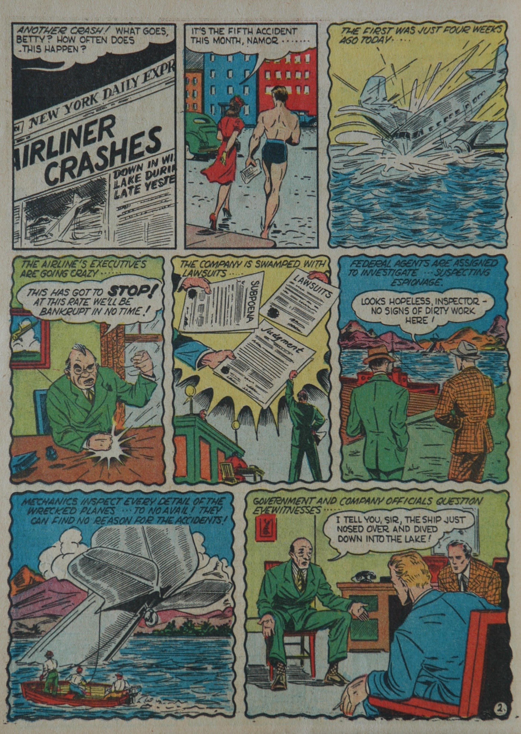 Read online Marvel Mystery Comics comic -  Issue #21 - 20