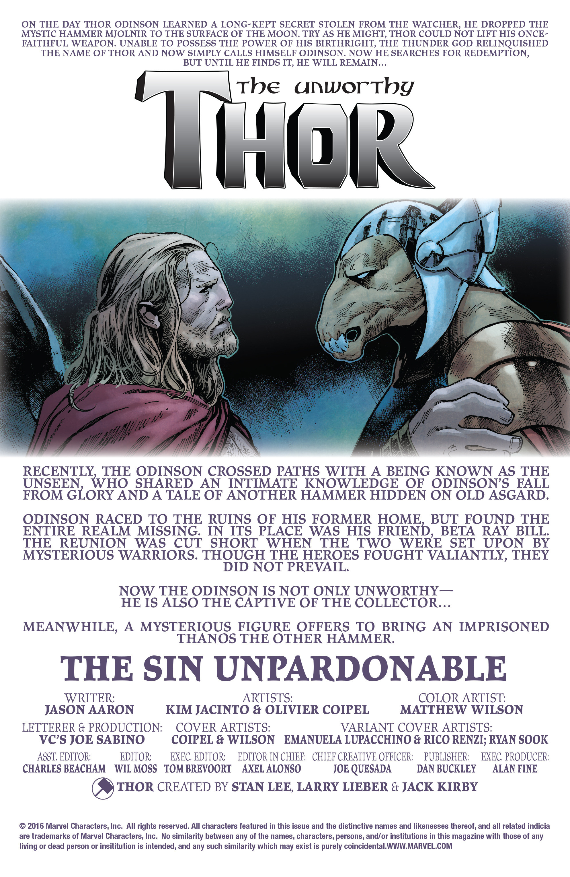 Read online The Unworthy Thor comic -  Issue #3 - 2