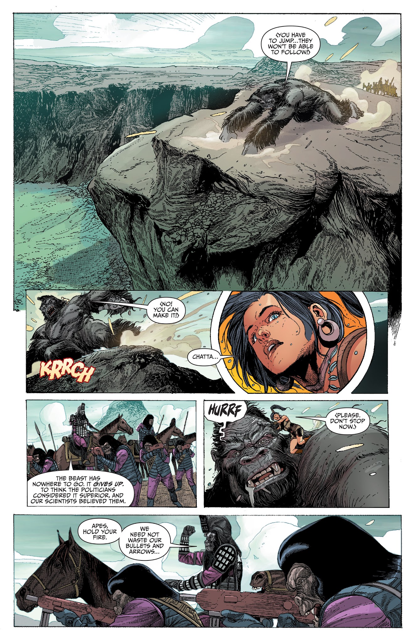 Read online Kong on the Planet of the Apes comic -  Issue #6 - 5