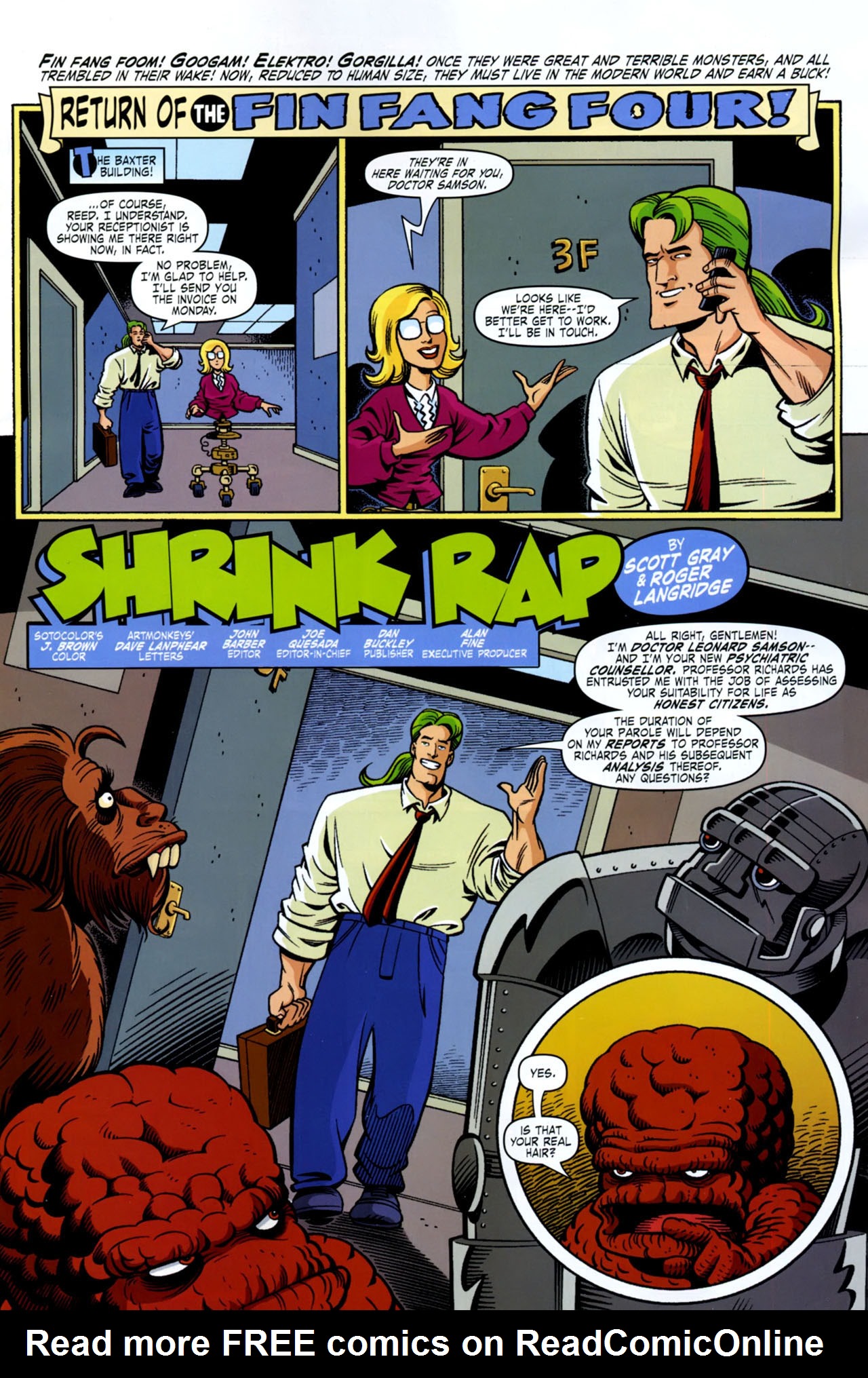 Read online Fin Fang Four Return! comic -  Issue # Full - 2