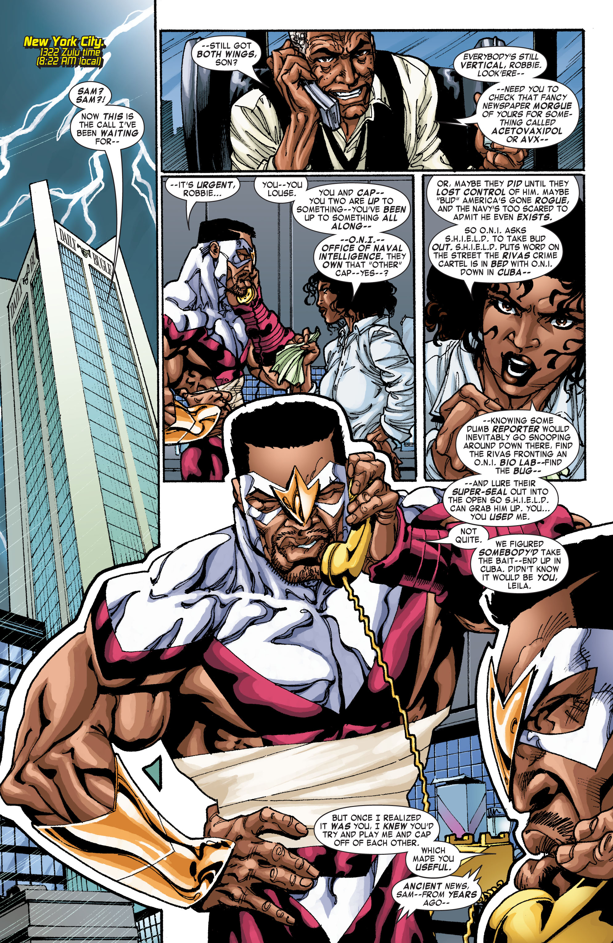 Read online Captain America & the Falcon comic -  Issue #4 - 6