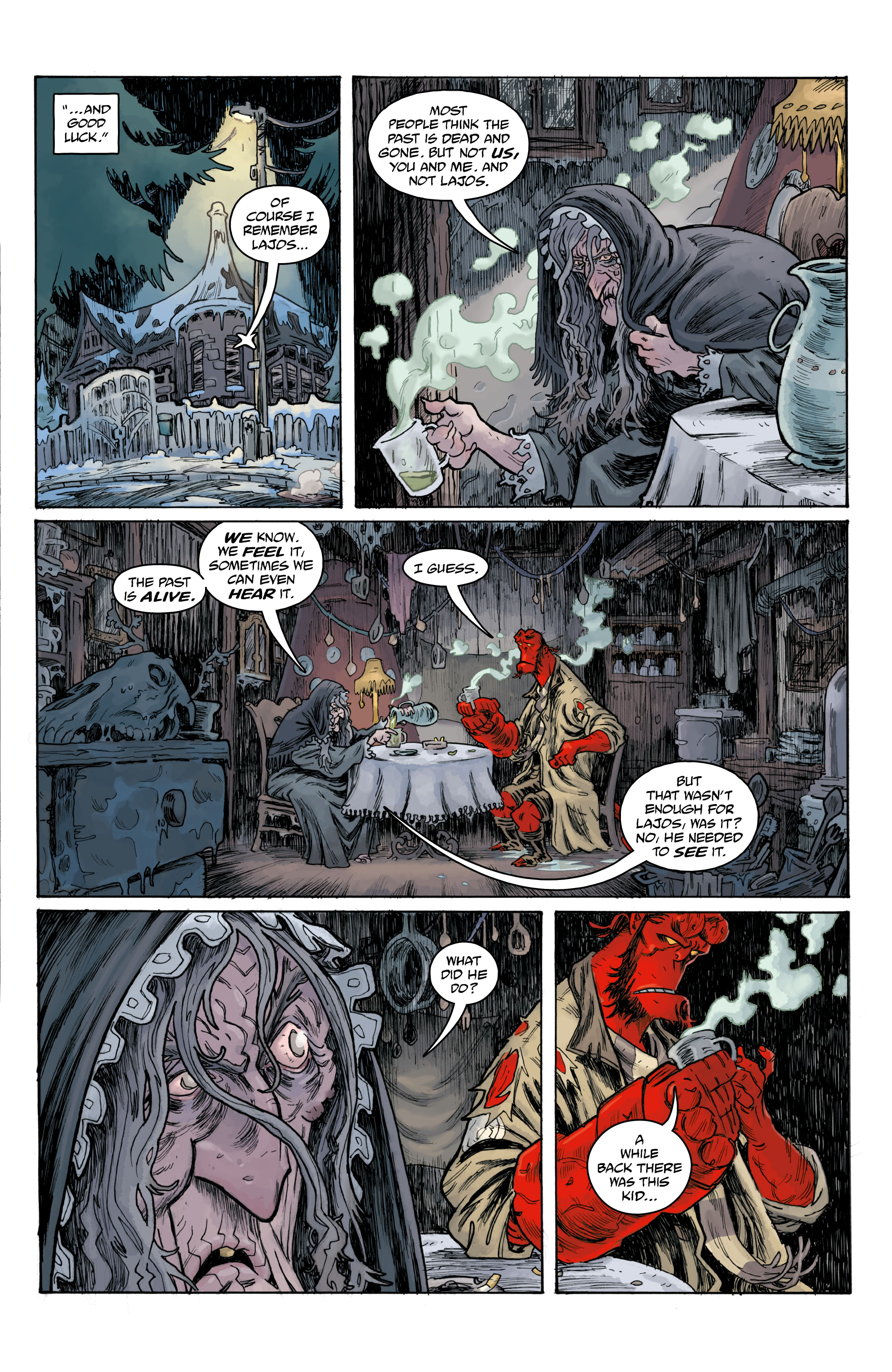 Read online Hellboy and the B.P.R.D.: Time is a River comic -  Issue # Full - 5