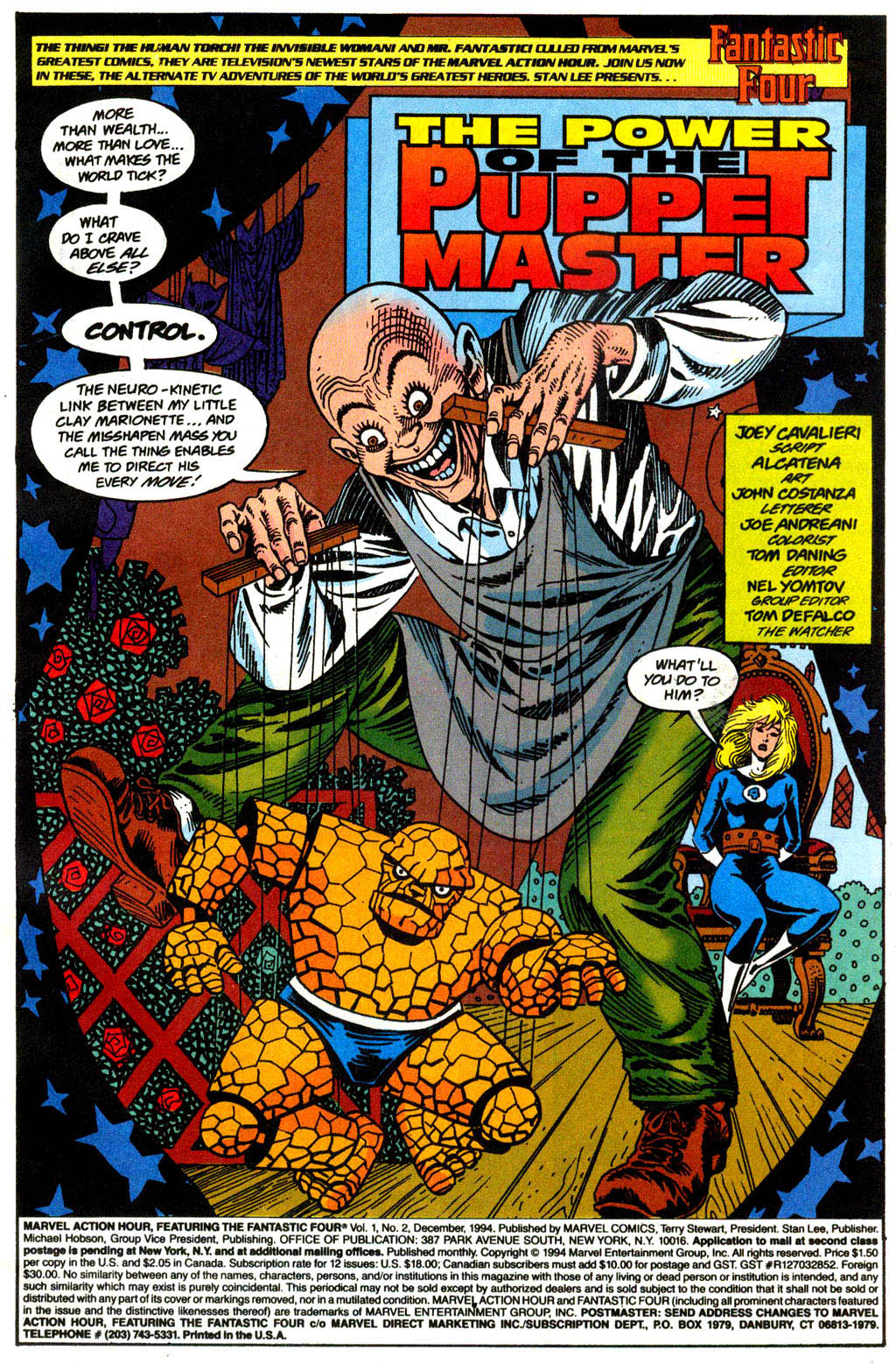 Read online Marvel Action Hour, featuring the Fantastic Four comic -  Issue #2 - 2