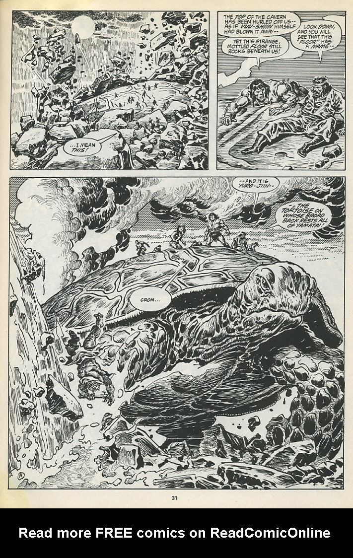 The Savage Sword Of Conan issue 195 - Page 33