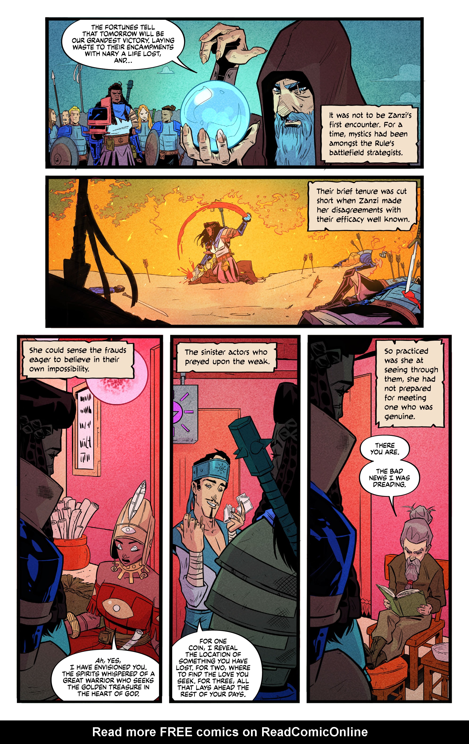 Read online Godfell comic -  Issue #3 - 11