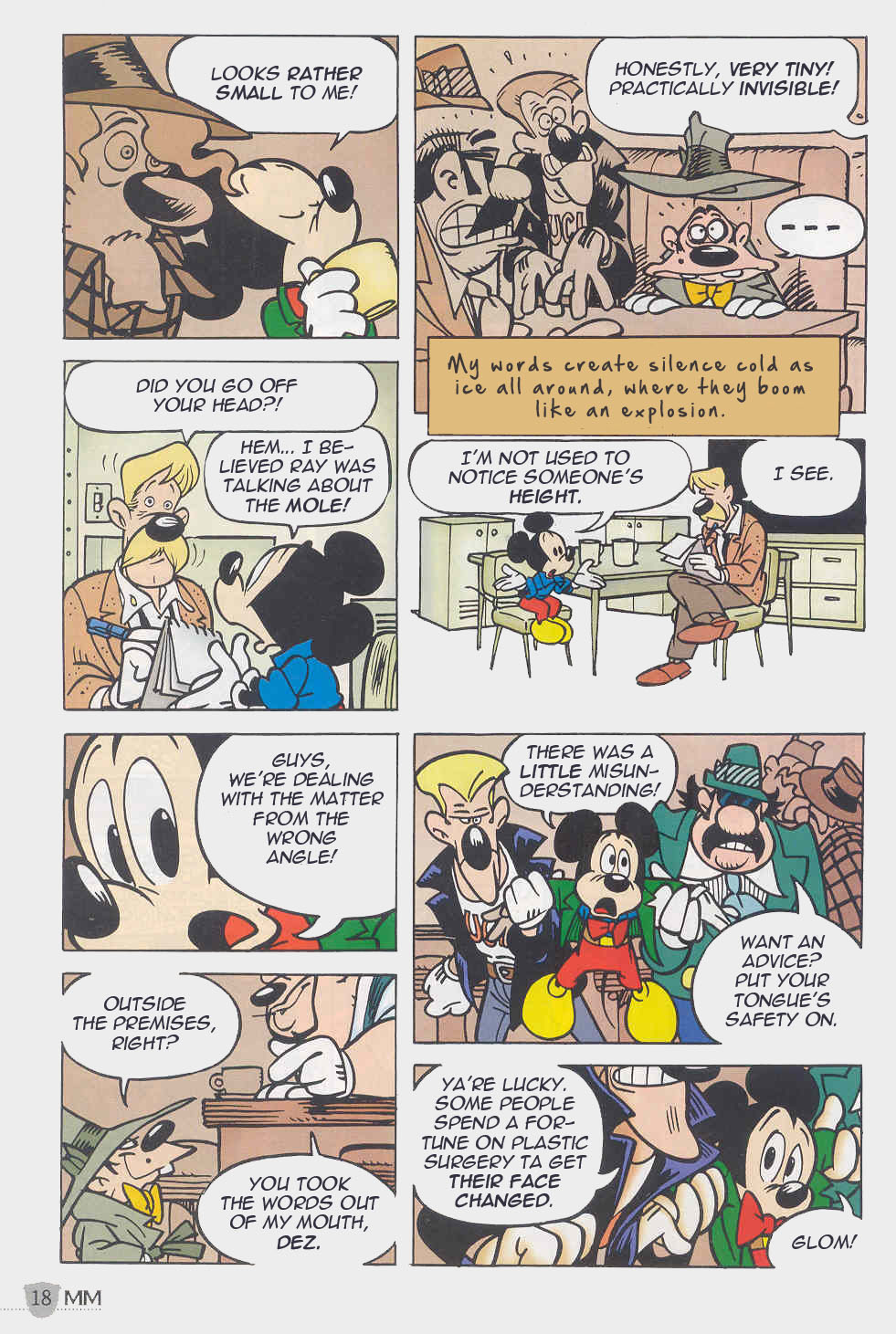 Read online Mickey Mouse Mystery Magazine comic -  Issue #0 - 18