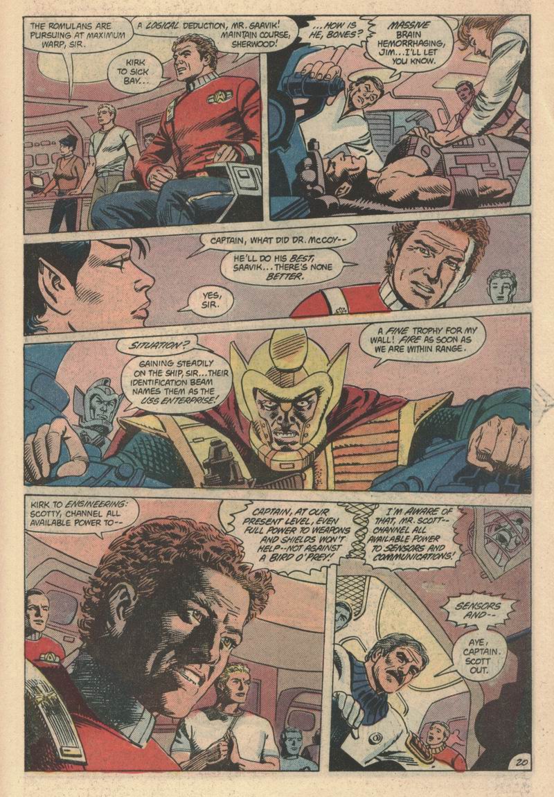 Read online Star Trek (1984) comic -  Issue #8 - 21