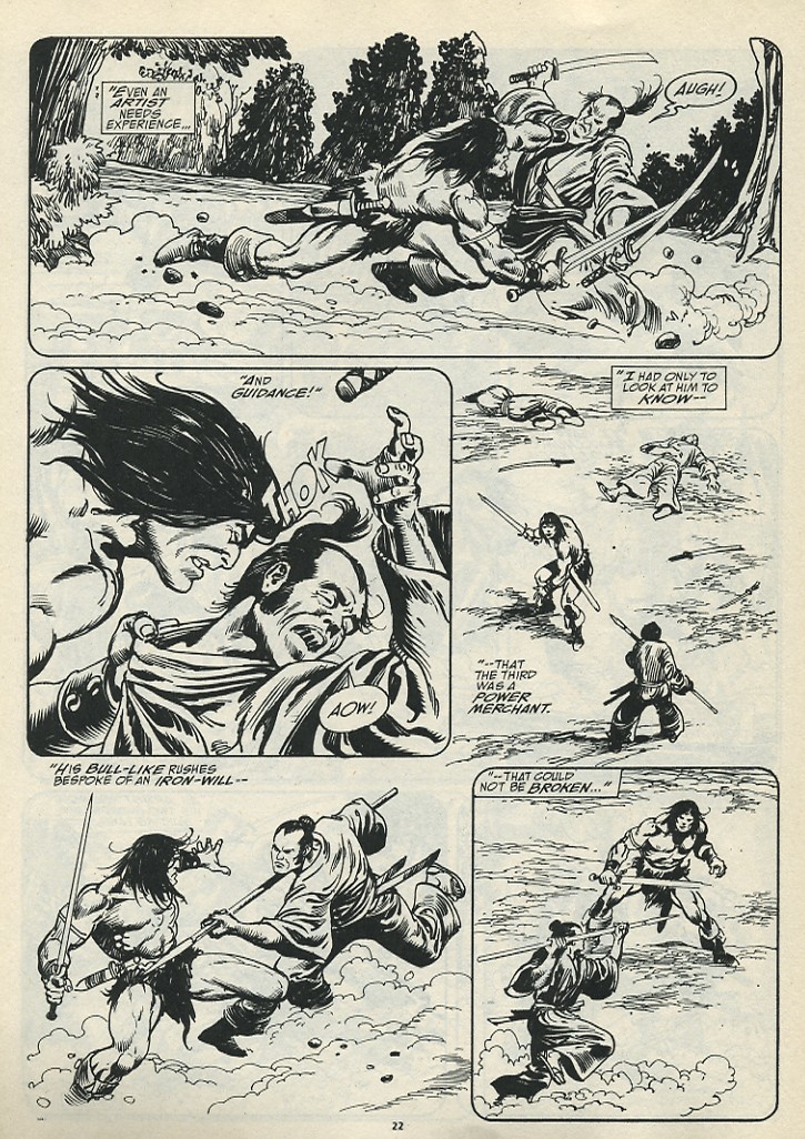 Read online The Savage Sword Of Conan comic -  Issue #184 - 24