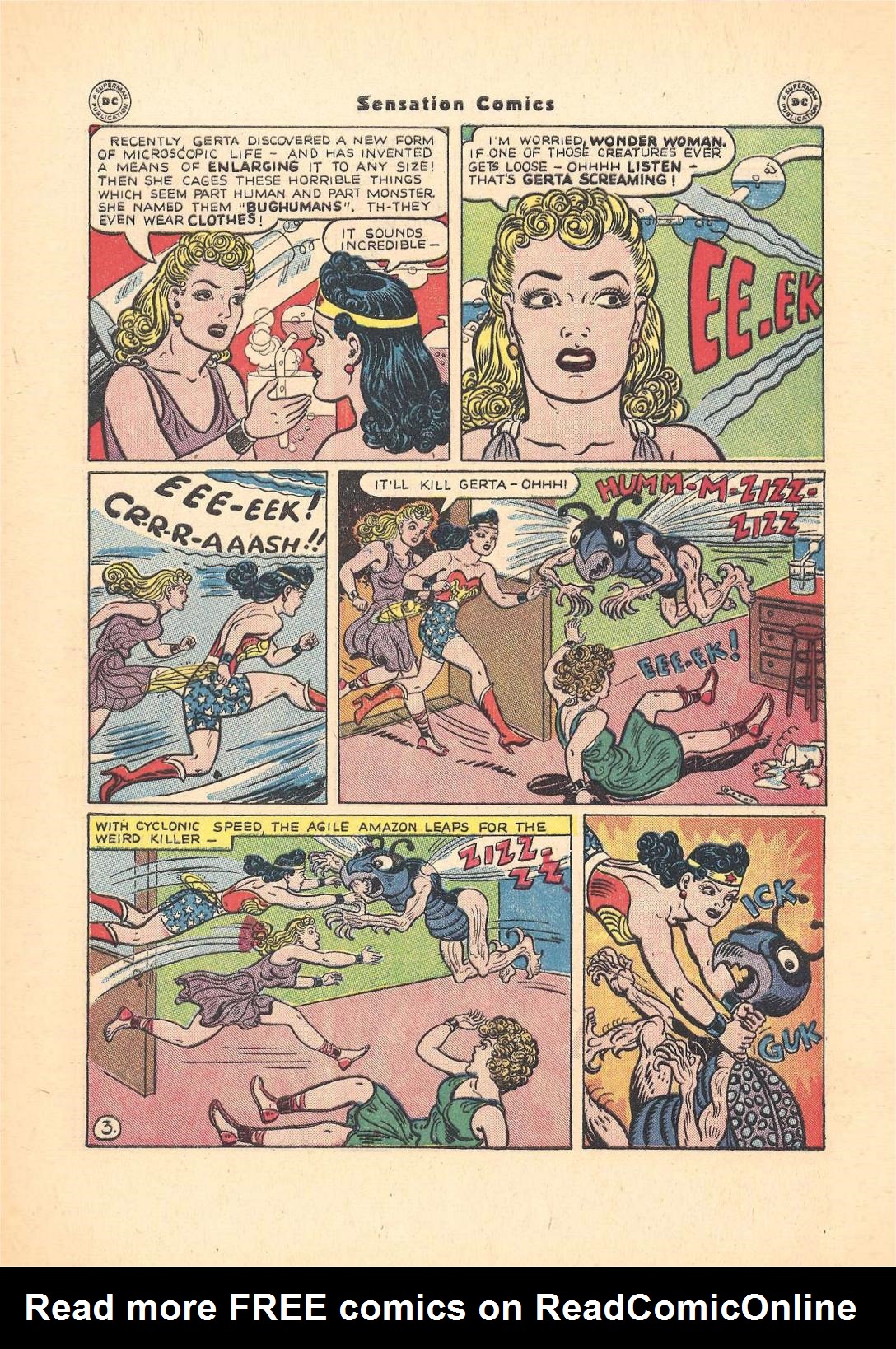 Read online Sensation (Mystery) Comics comic -  Issue #55 - 5