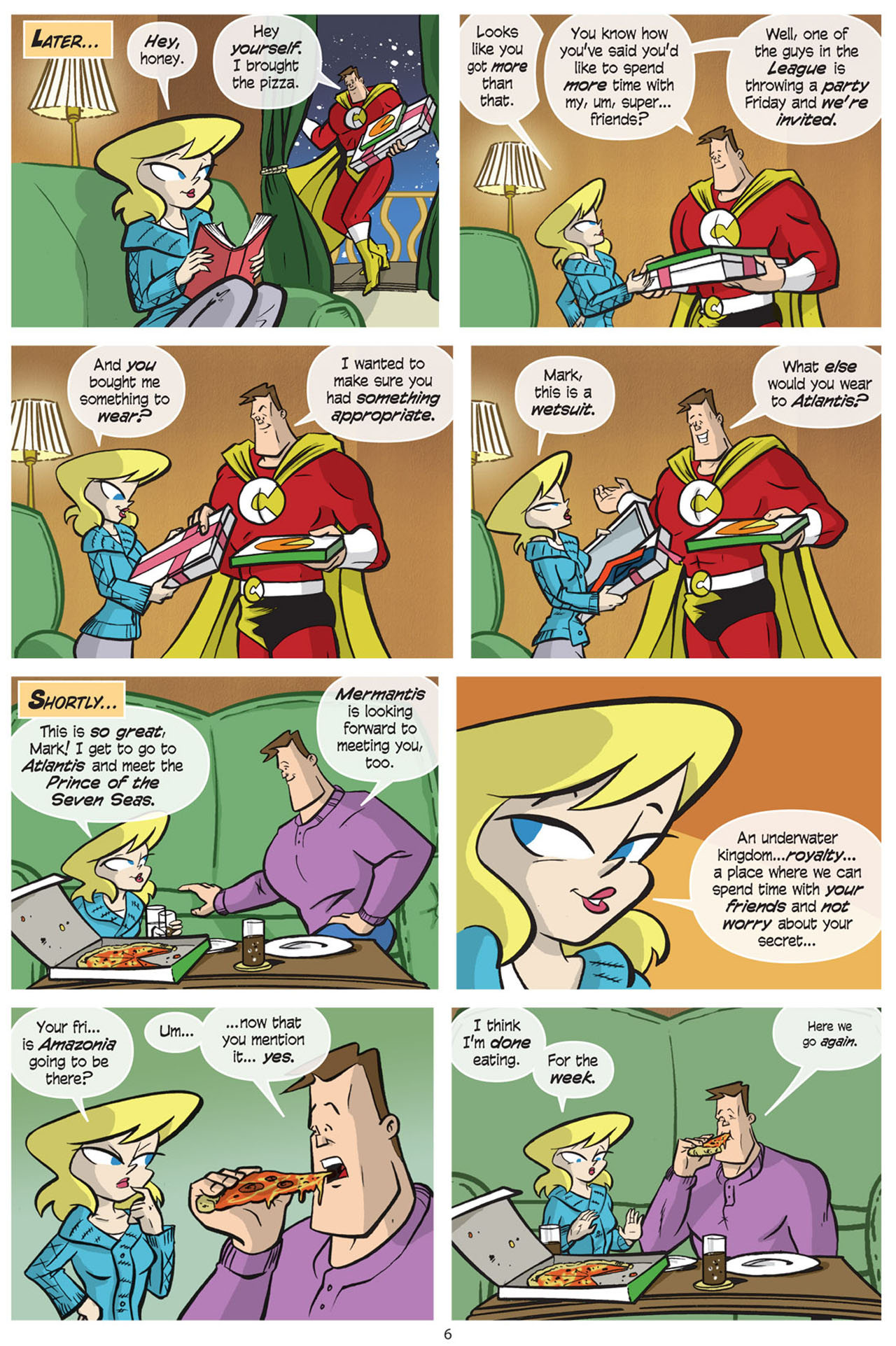 Read online Love and Capes comic -  Issue #3 - 7