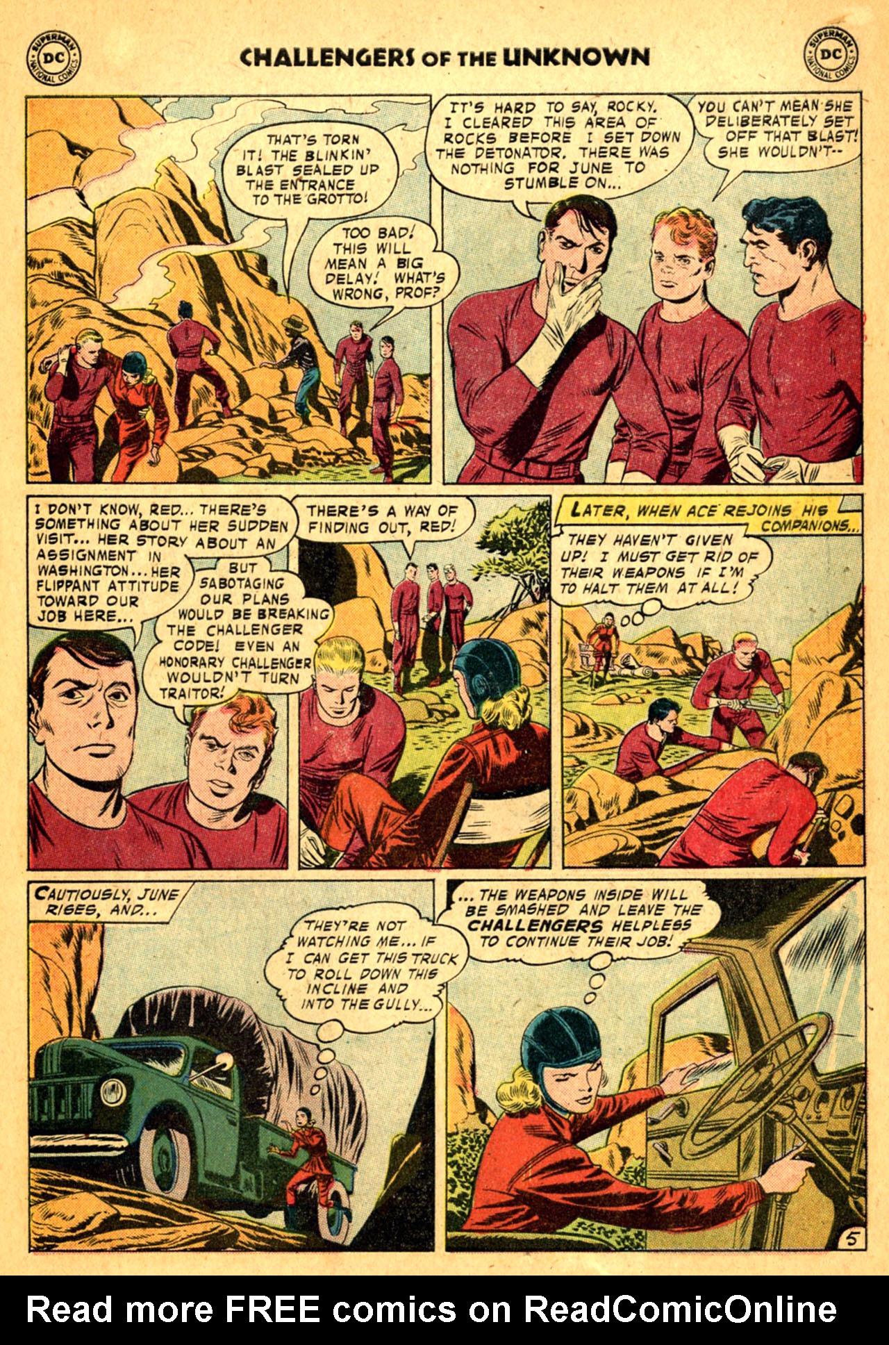 Read online Challengers of the Unknown (1958) comic -  Issue #2 - 7