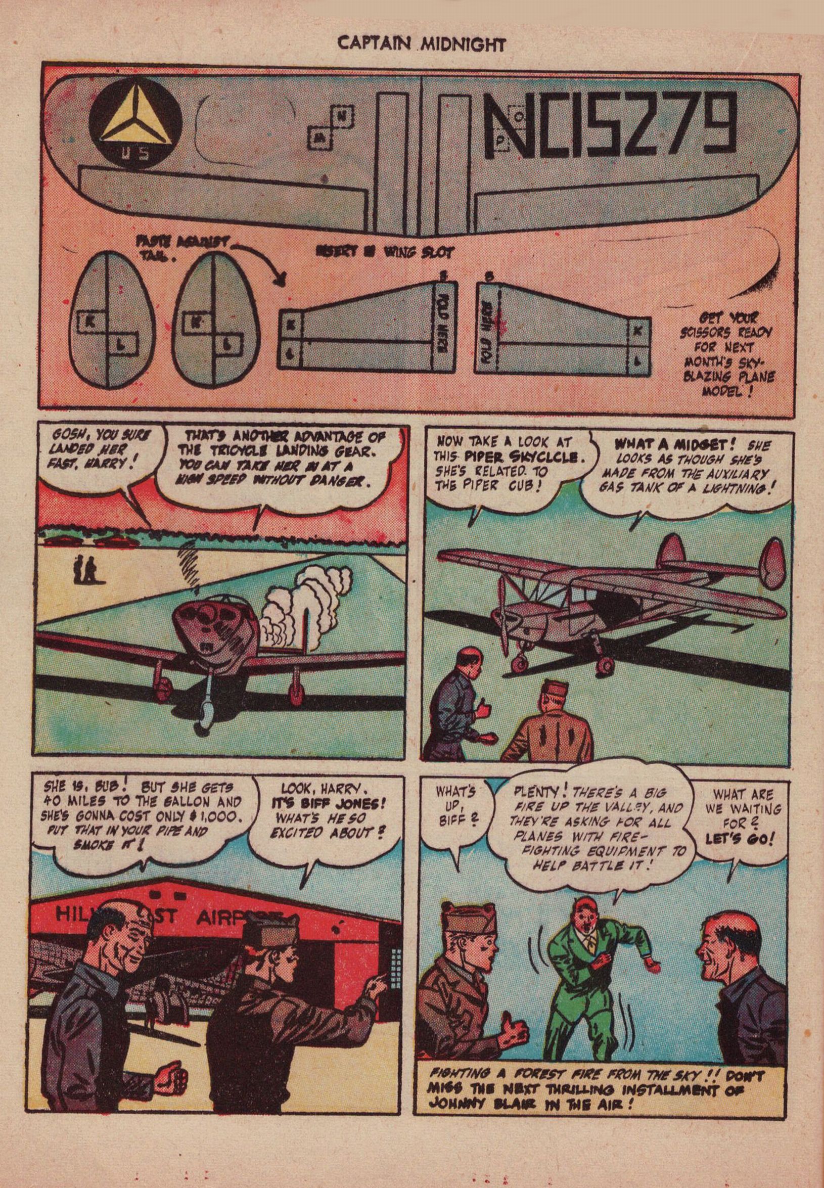 Read online Captain Midnight (1942) comic -  Issue #41 - 40