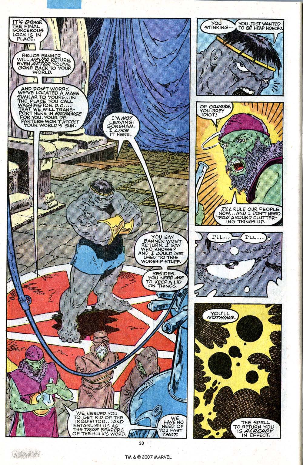 Read online The Incredible Hulk (1968) comic -  Issue #352 - 32