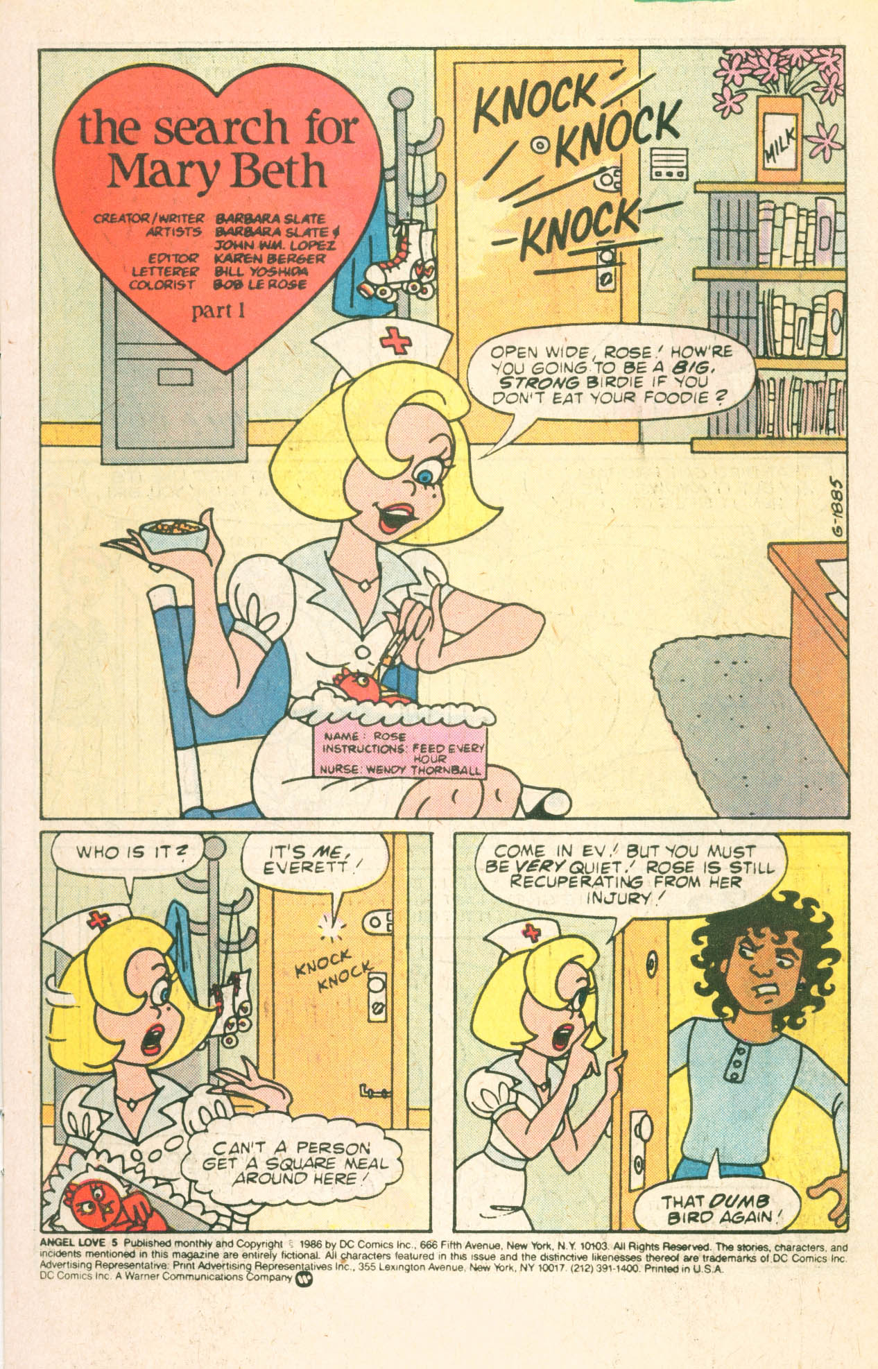Read online Angel Love comic -  Issue #5 - 2