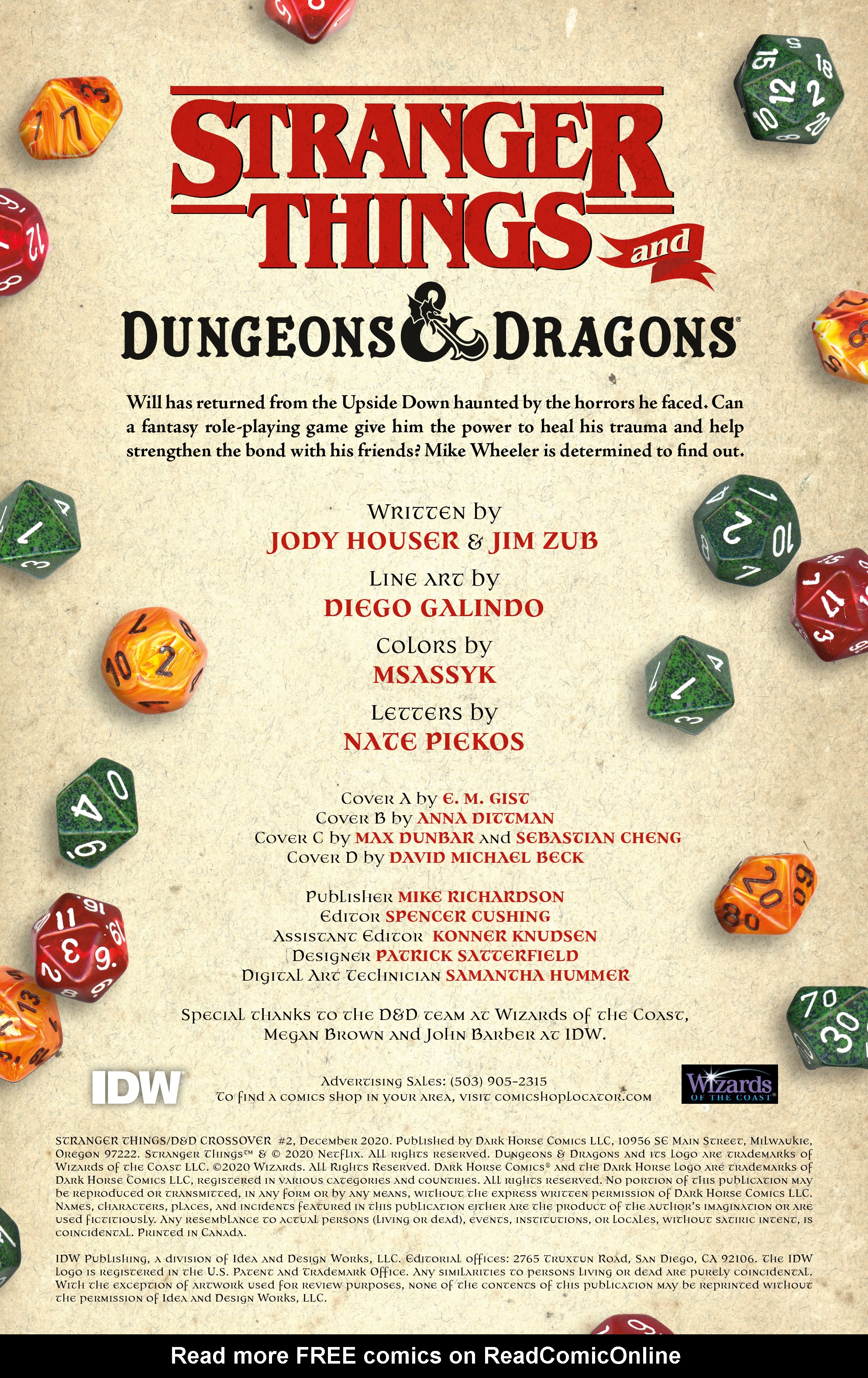 Read online Stranger Things and Dungeons & Dragons comic -  Issue #2 - 2
