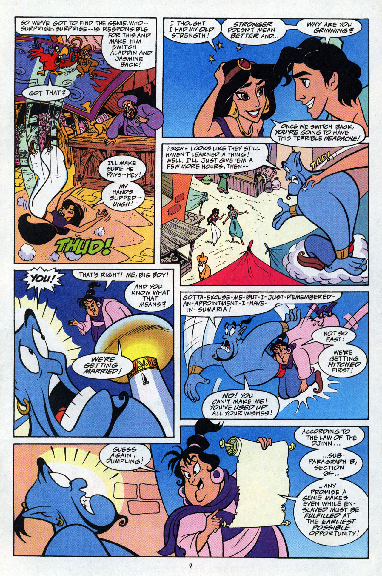Read online Disney's Aladdin comic -  Issue #8 - 11