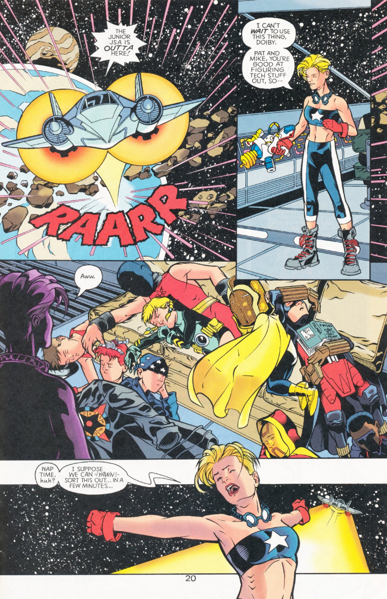 Read online Sins of Youth comic -  Issue # Starwoman & The JSA Jr. - 32