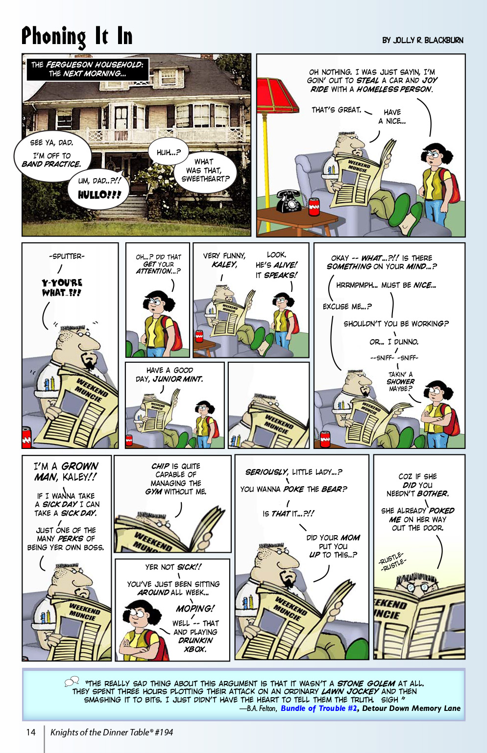 Read online Knights of the Dinner Table comic -  Issue #194 - 16