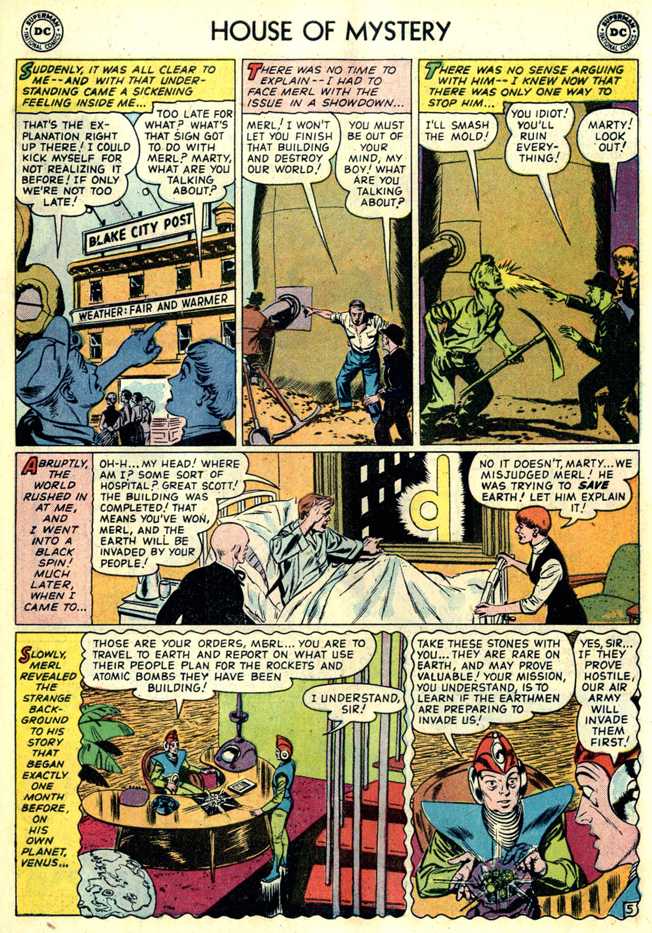 Read online House of Mystery (1951) comic -  Issue #75 - 7
