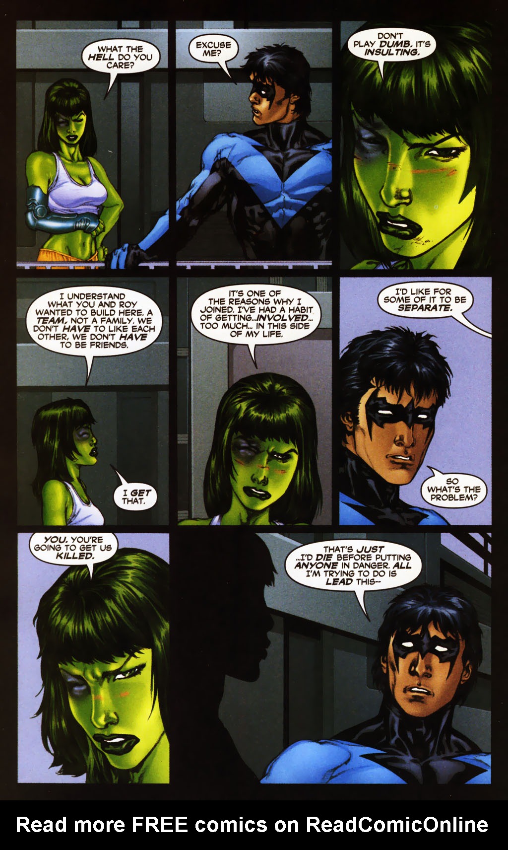 Read online Outsiders (2003) comic -  Issue #14 - 19